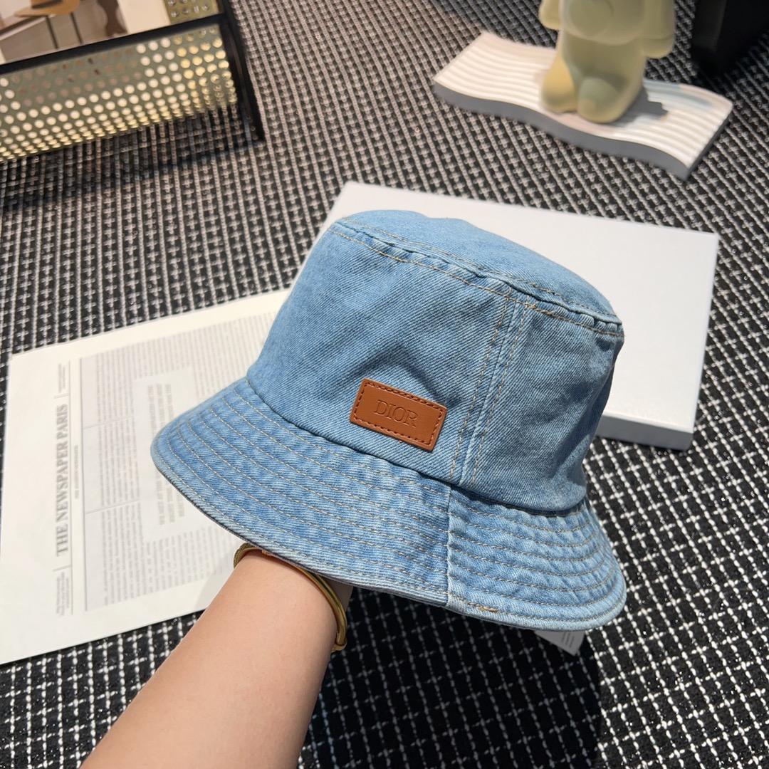 Dior Denim Bucket Hat - PerfectKickZ