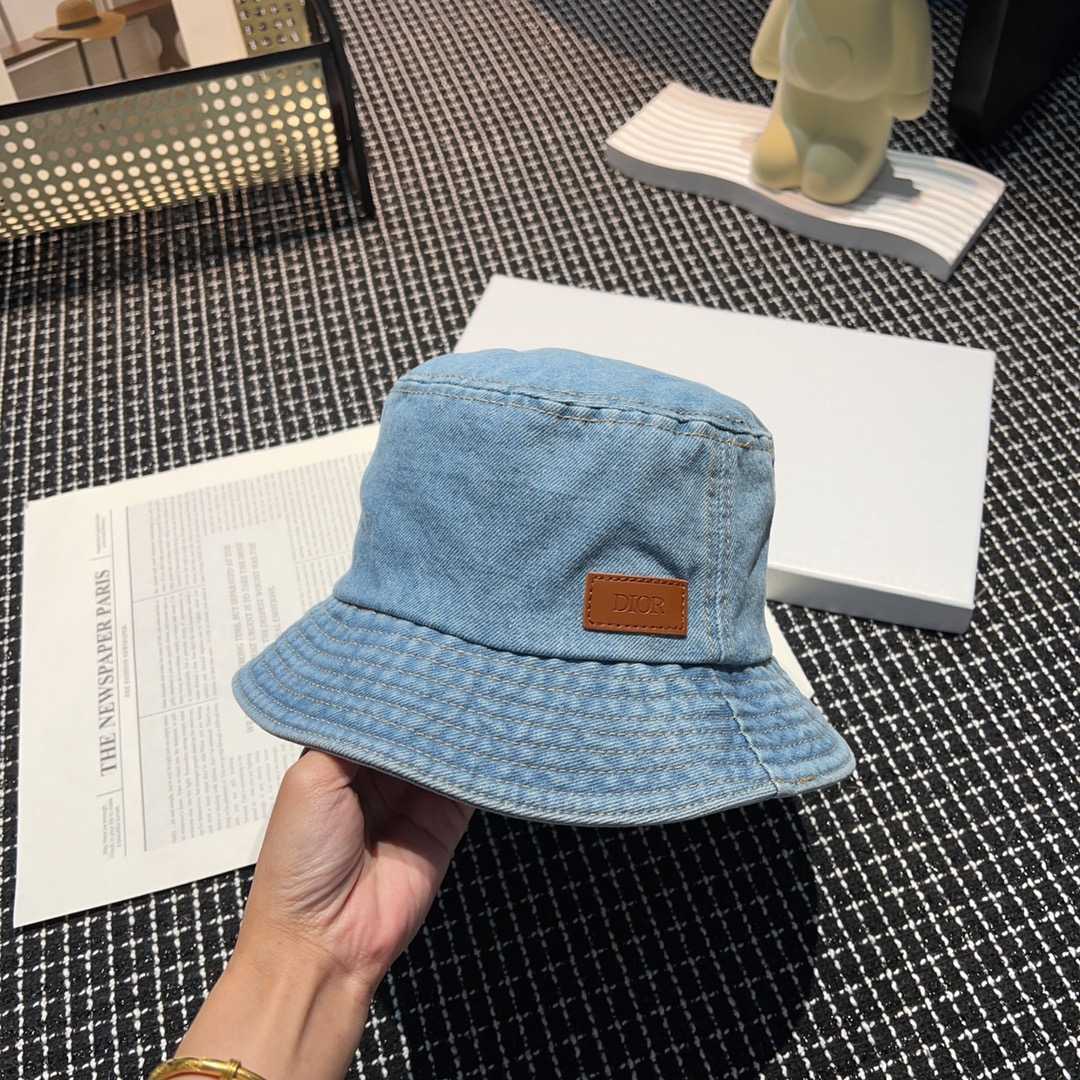 Dior Denim Bucket Hat - PerfectKickZ