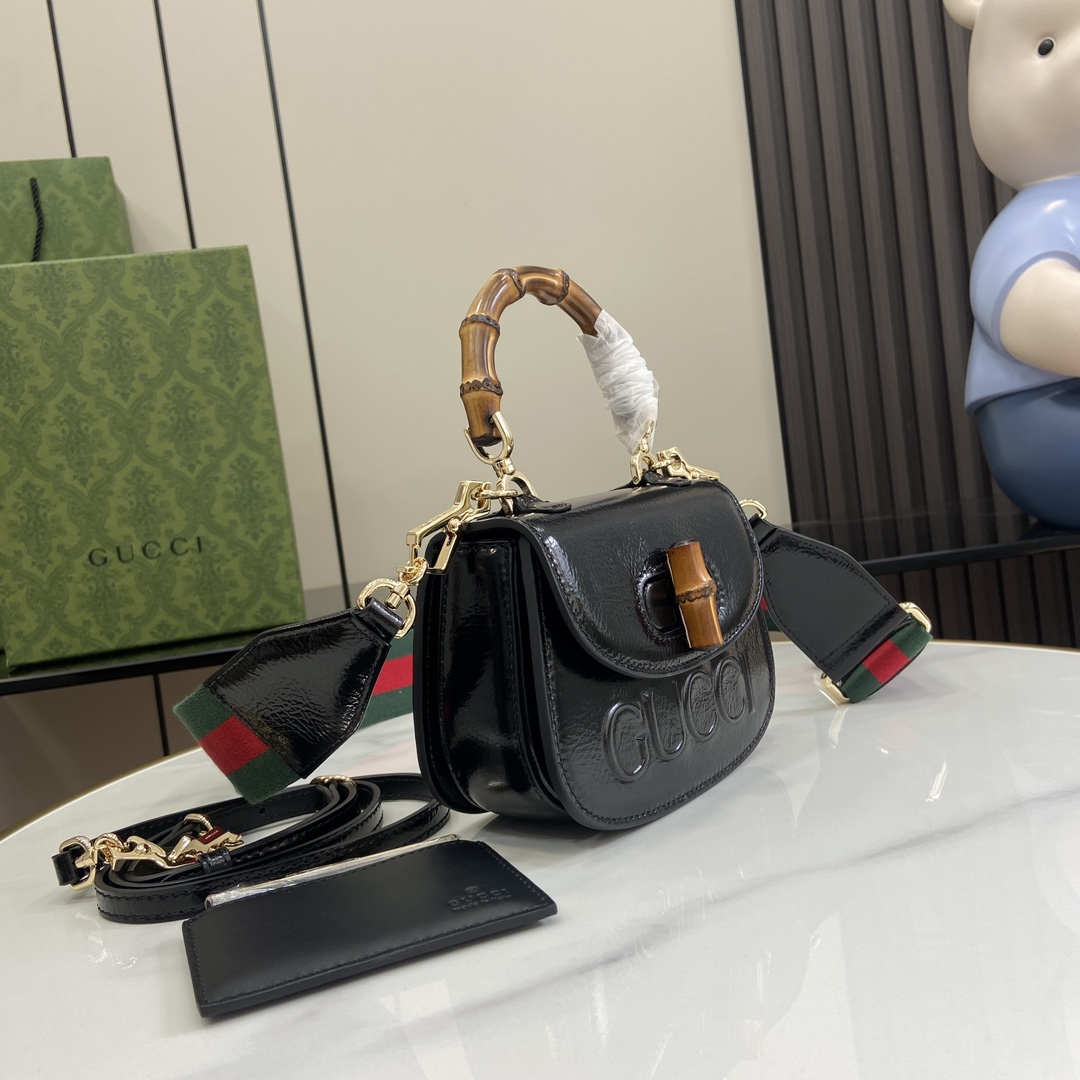 Gucci Bamboo 1947 Mini Top Handle Bag - PerfectKickZ