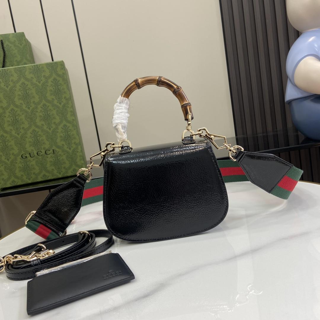 Gucci Bamboo 1947 Mini Top Handle Bag - PerfectKickZ