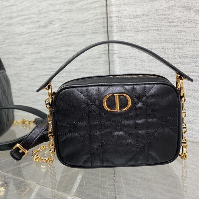 Dior Small Dior Caro Top Handle Camera Bag - PerfectKickZ