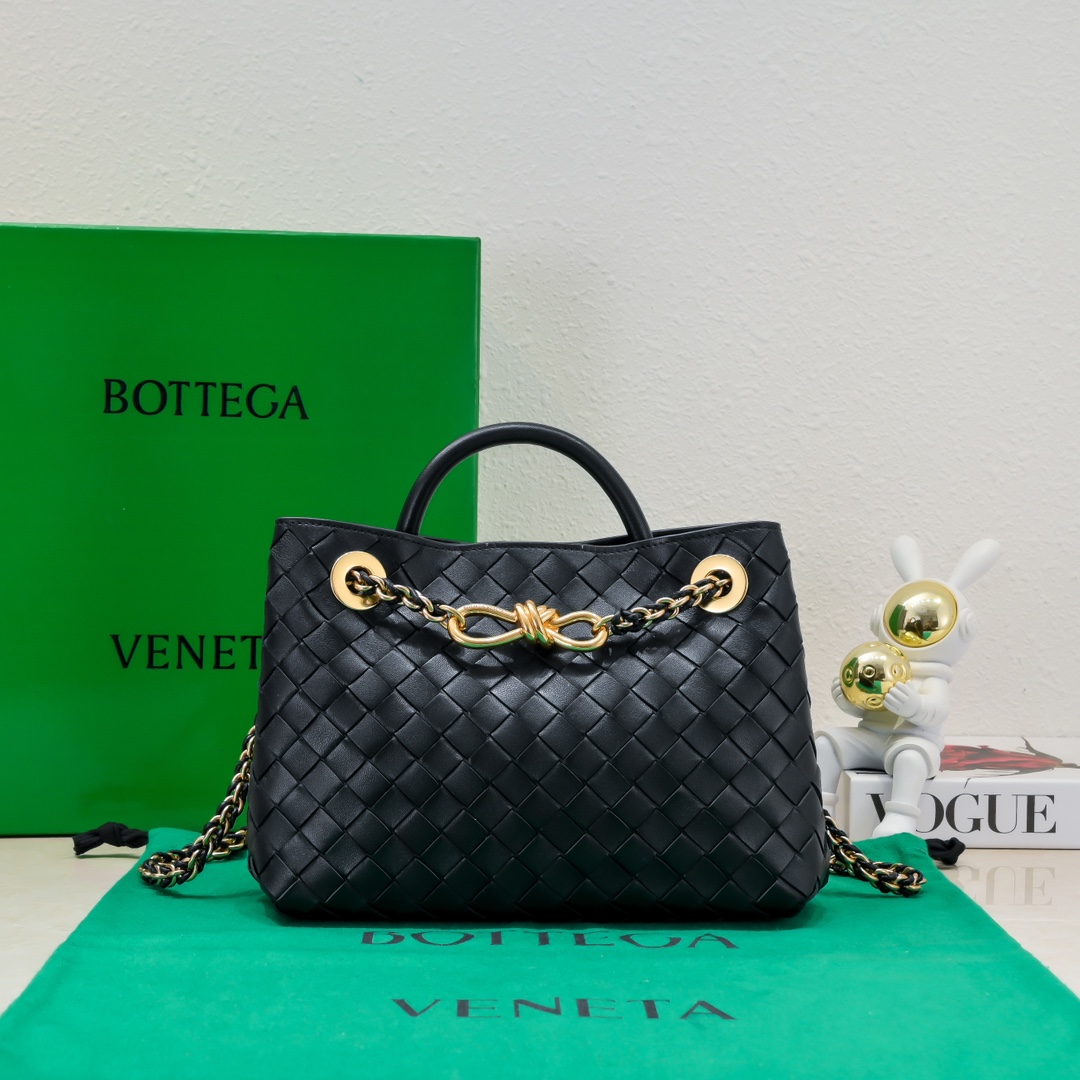 Bottega Veneta Small Andiamo With Chain - PerfectKickZ