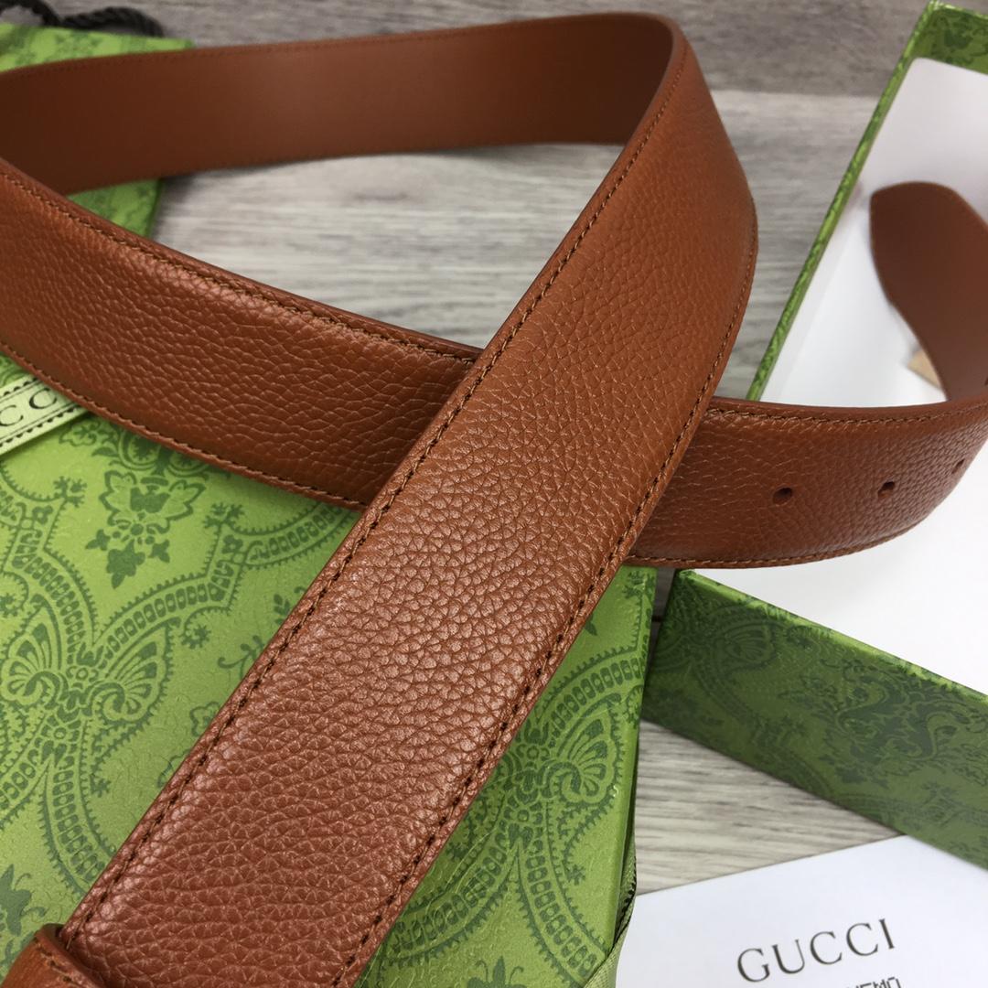 Gucci Leather Belt  35mm - PerfectKickZ