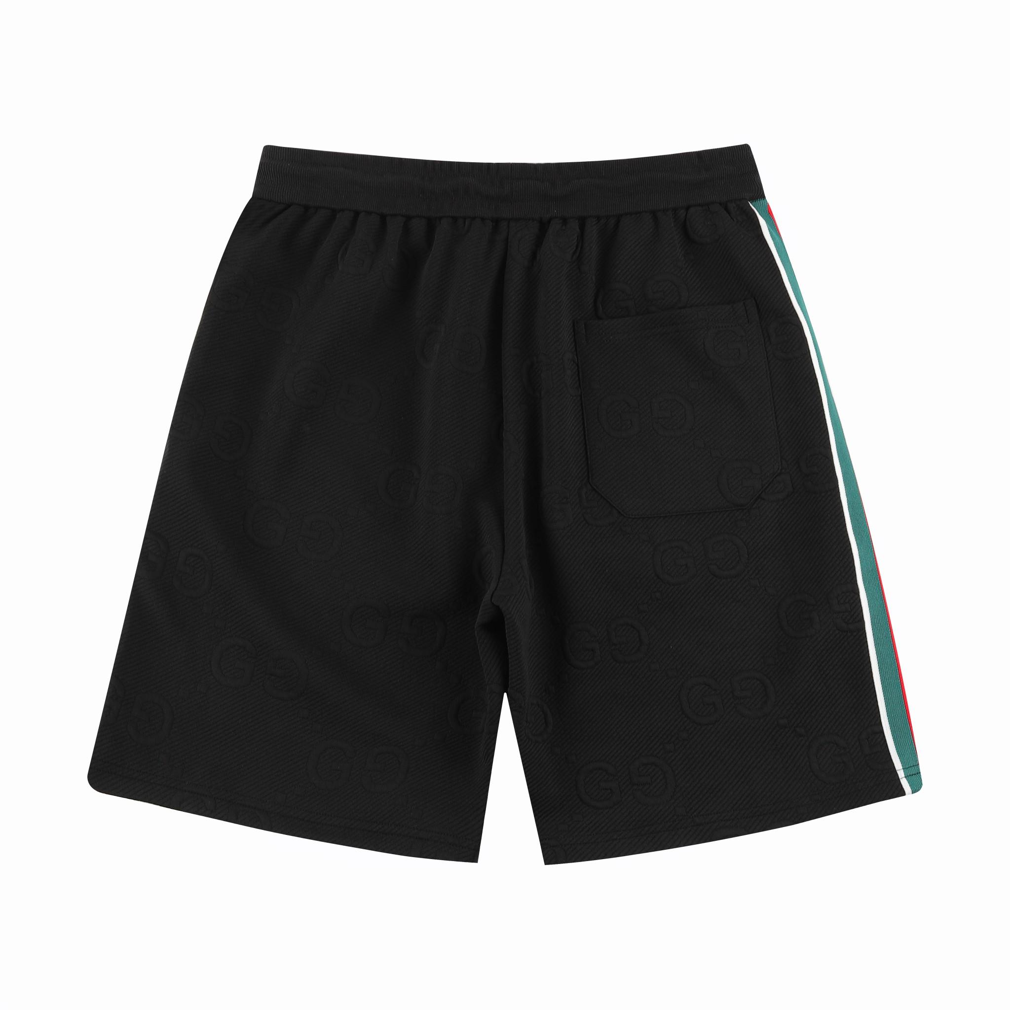 Gucci Web-stripe Jersey Track Shorts - PerfectKickZ