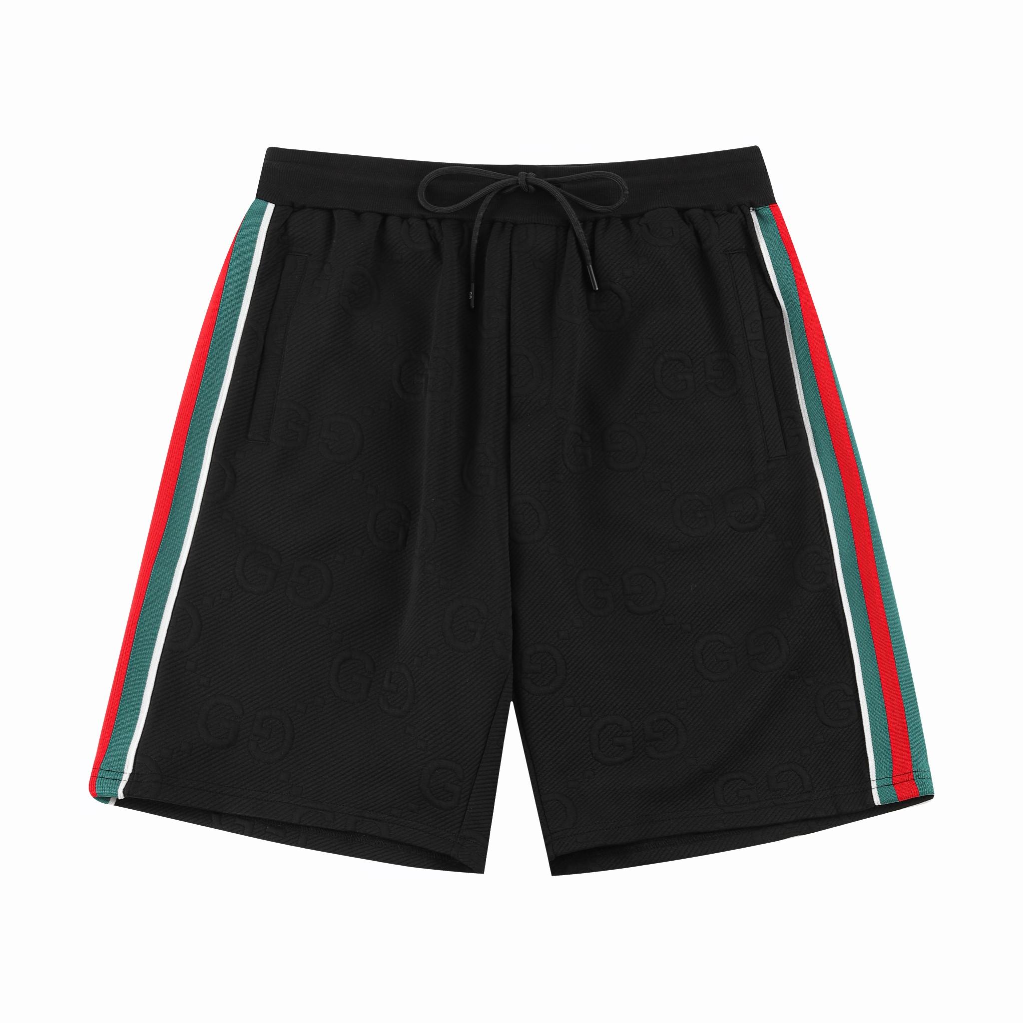 Gucci Web-stripe Jersey Track Shorts - PerfectKickZ