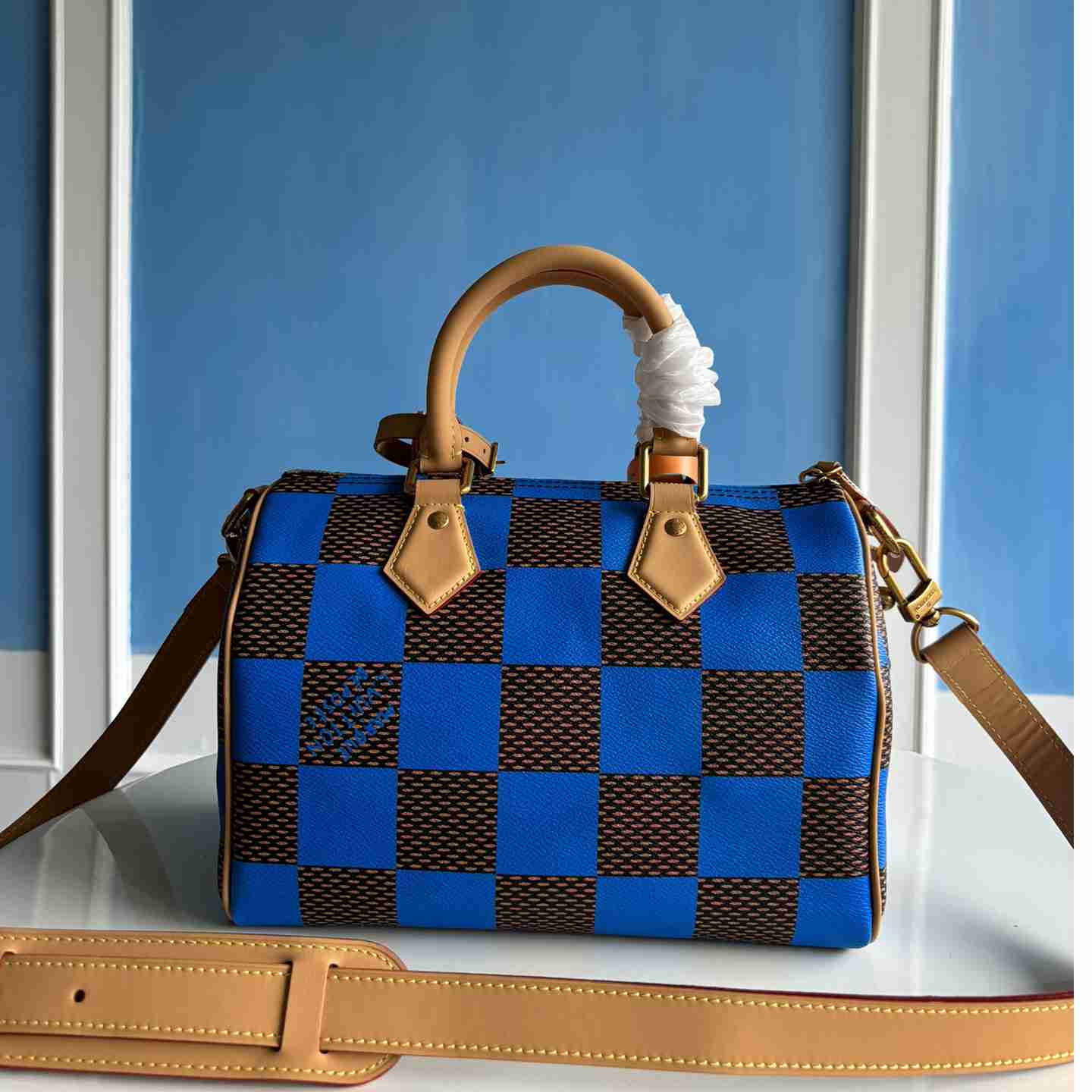 Louis Vuitton Speedy 25 Bandoulière Damier Pop   N40585 - PerfectKickZ