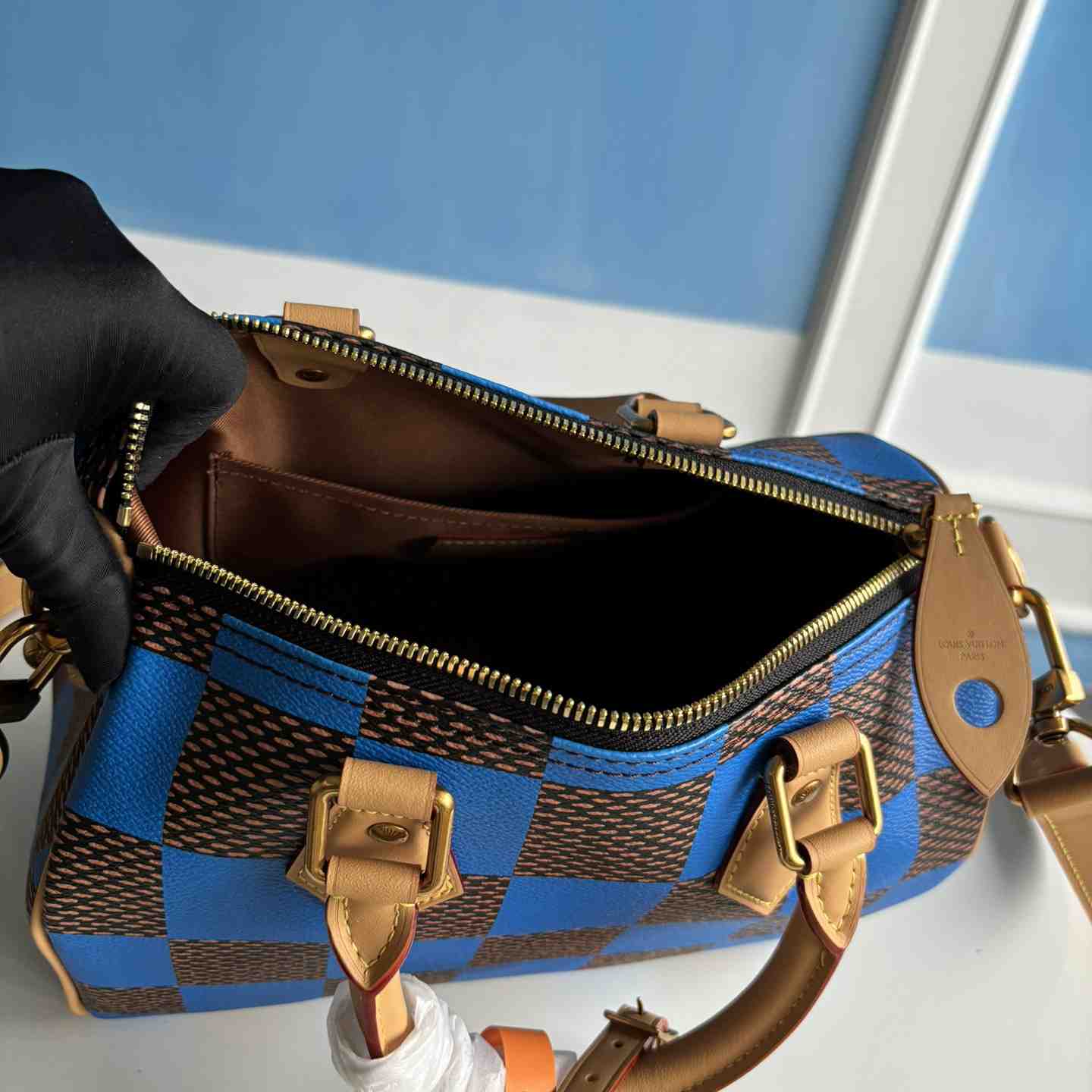 Louis Vuitton Speedy 25 Bandoulière Damier Pop   N40585 - PerfectKickZ