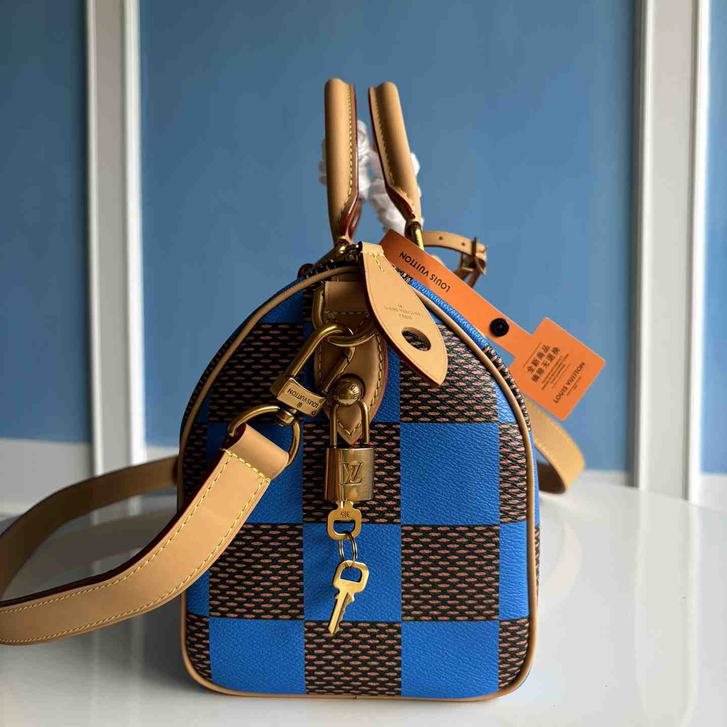 Louis Vuitton Speedy 25 Bandoulière Damier Pop   N40585 - PerfectKickZ