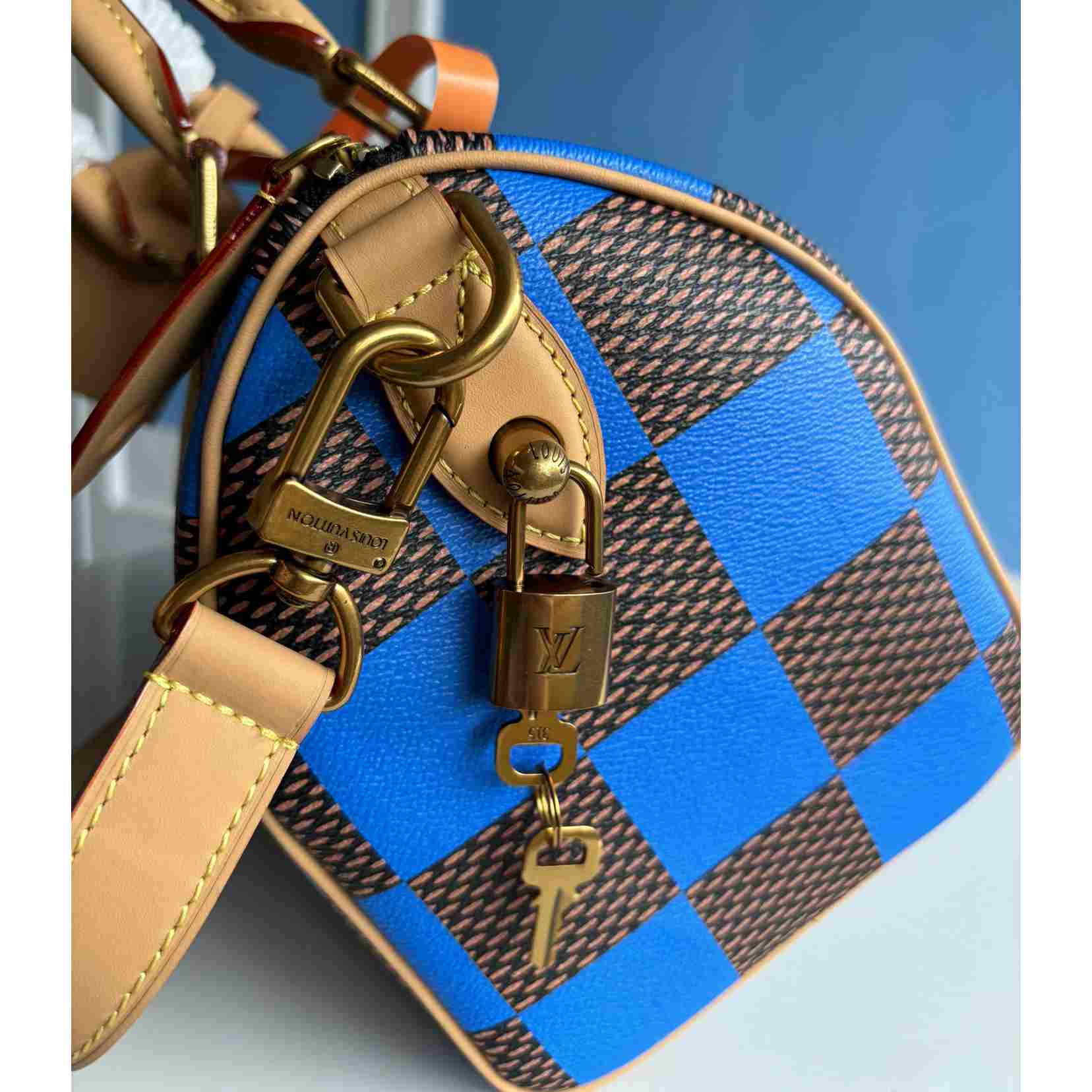 Louis Vuitton Speedy 25 Bandoulière Damier Pop   N40585 - PerfectKickZ