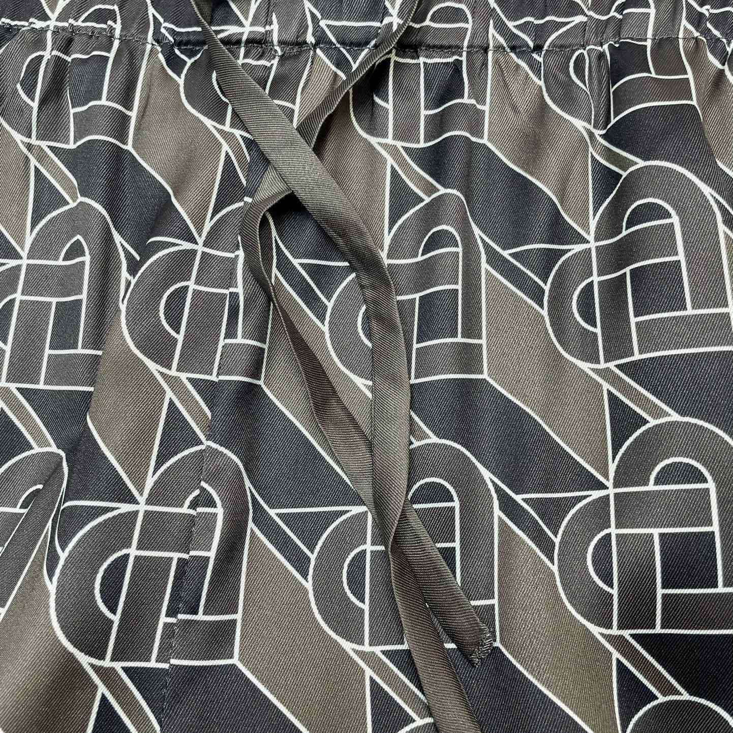 Casablanca Heart Monogram-print Silk Trousers CA3463 - PerfectKickZ
