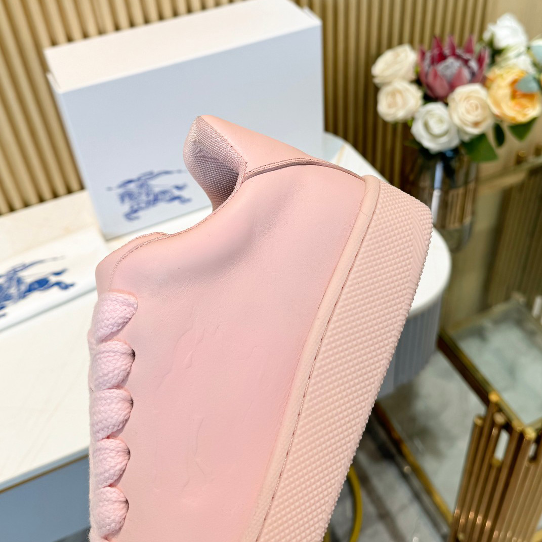 Burberry Leather Box Sneakers - PerfectKickZ