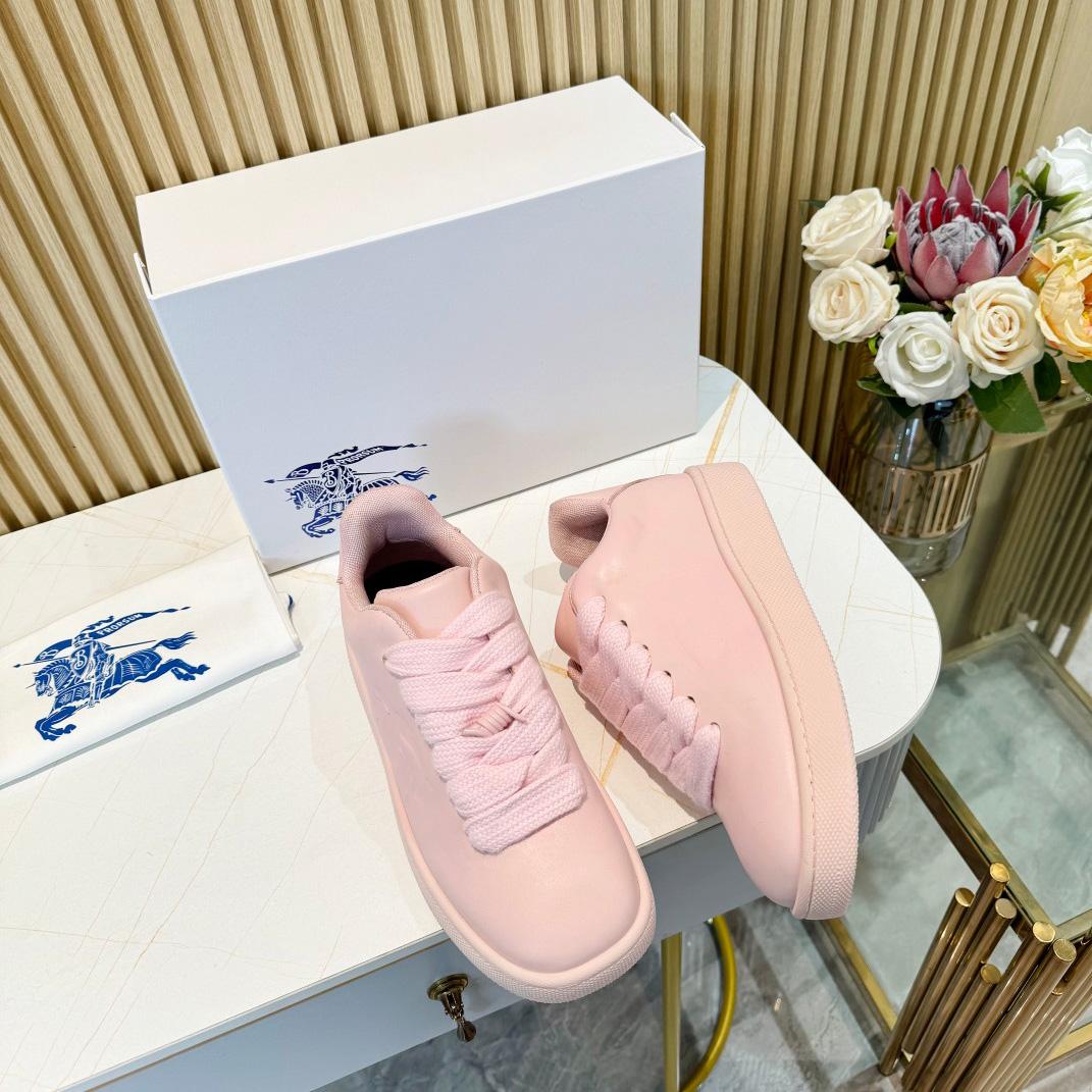 Burberry Leather Box Sneakers - PerfectKickZ