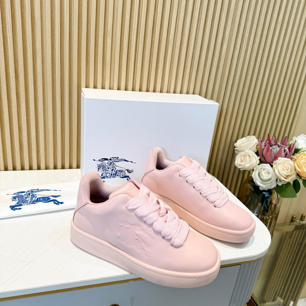 Burberry Leather Box Sneakers - PerfectKickZ