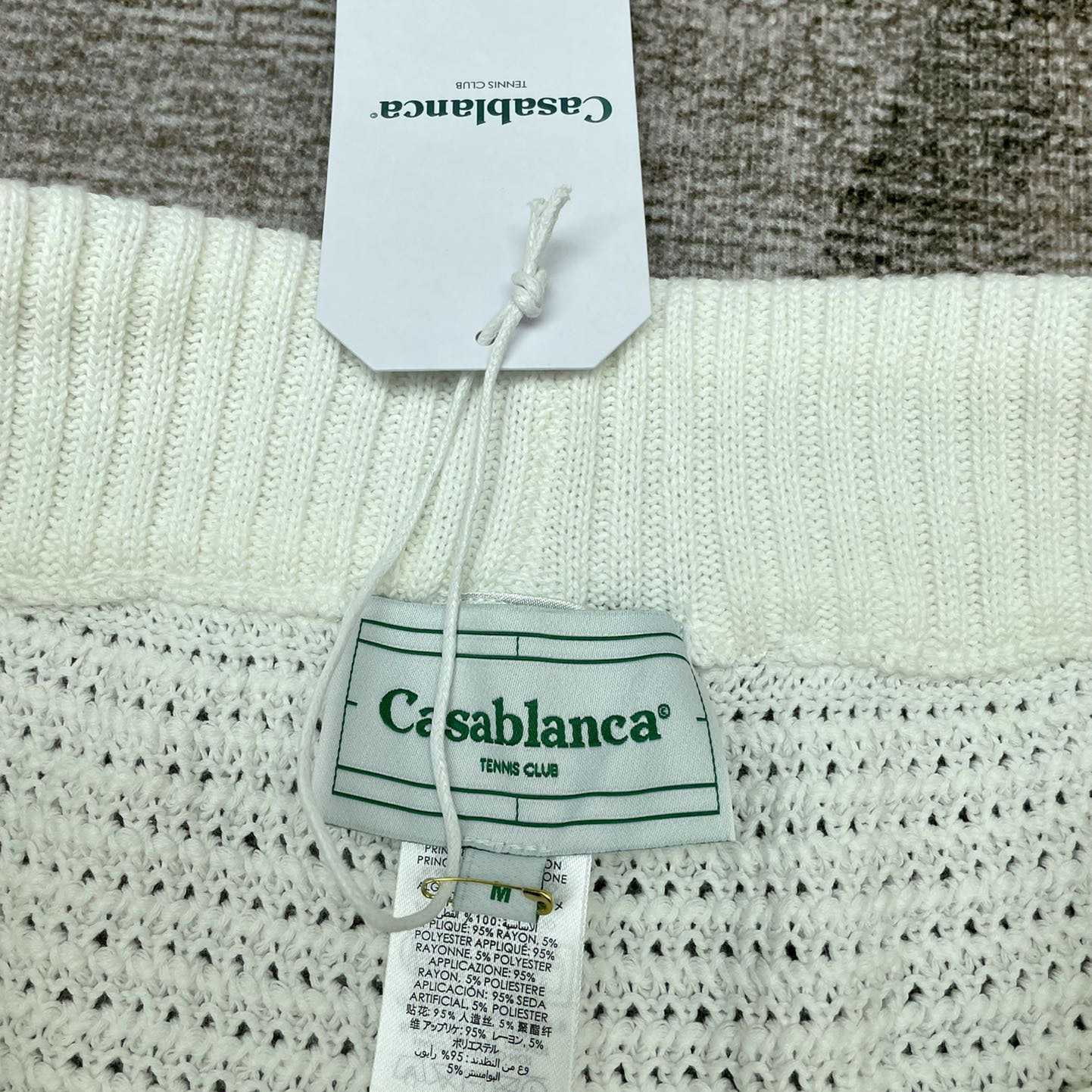 Casablanca Tennis crochet-knit Shorts    m1031 - PerfectKickZ