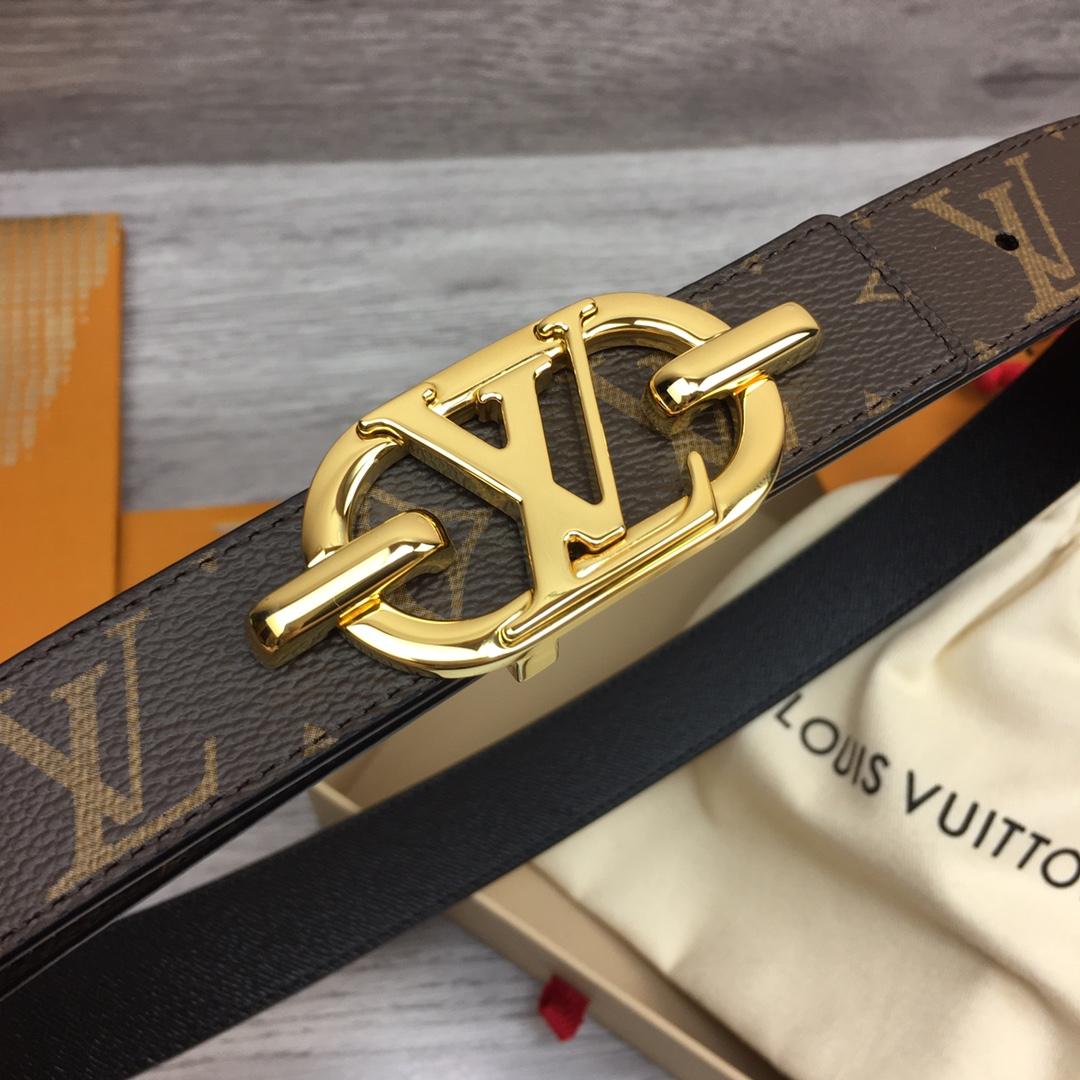 Louis Vuitton 30MM Reversible Belt - PerfectKickZ