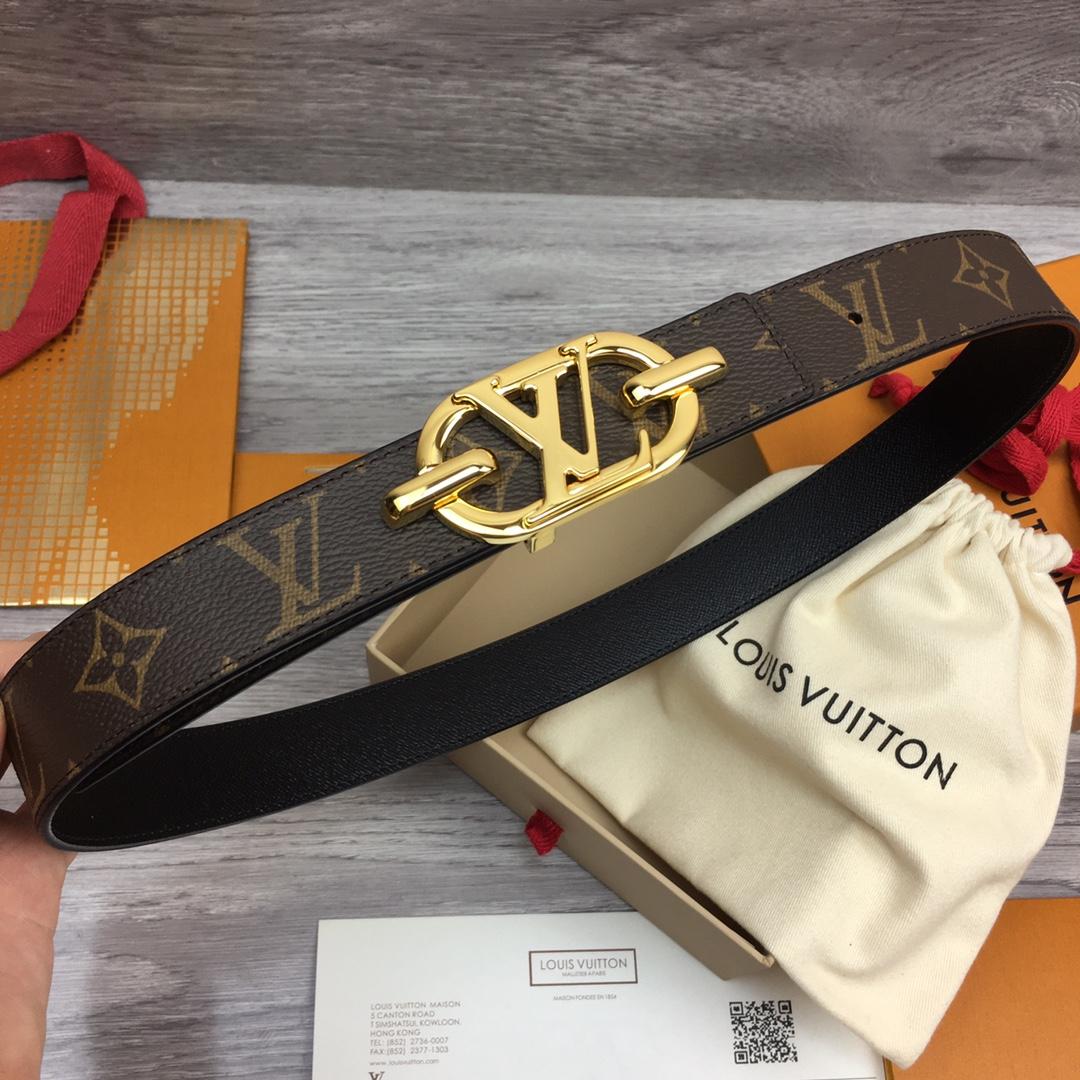 Louis Vuitton 30MM Reversible Belt - PerfectKickZ