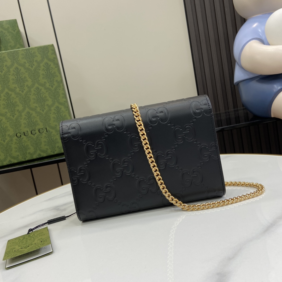 Gucci GG Chain Wallet - PerfectKickZ