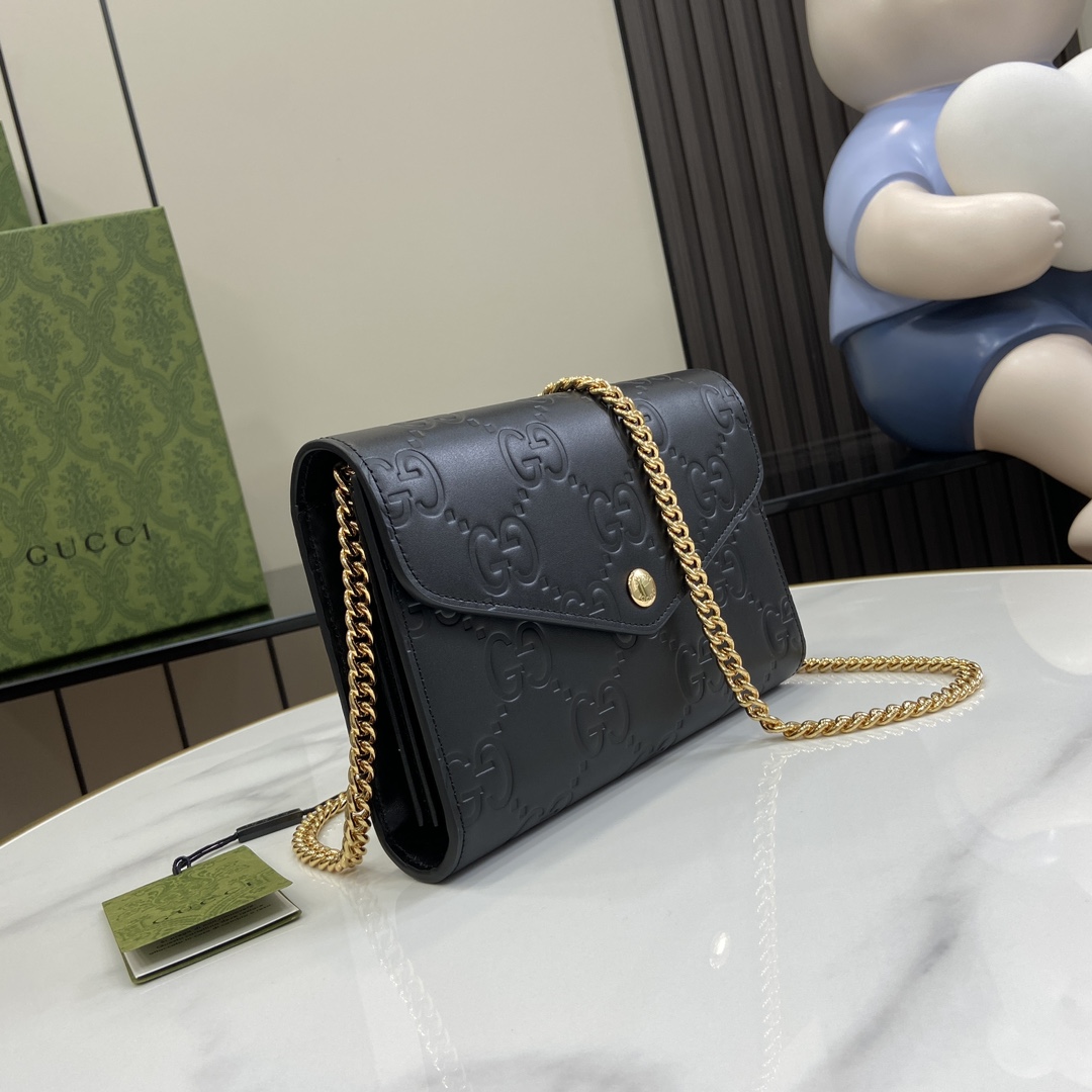 Gucci GG Chain Wallet - PerfectKickZ