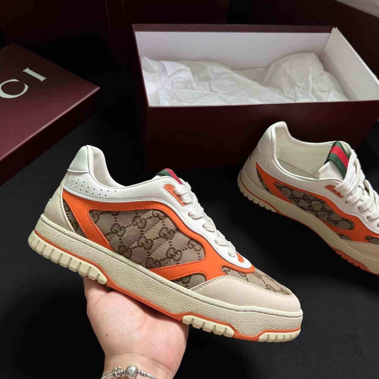 Gucci Re-Web Sneakers - PerfectKickZ