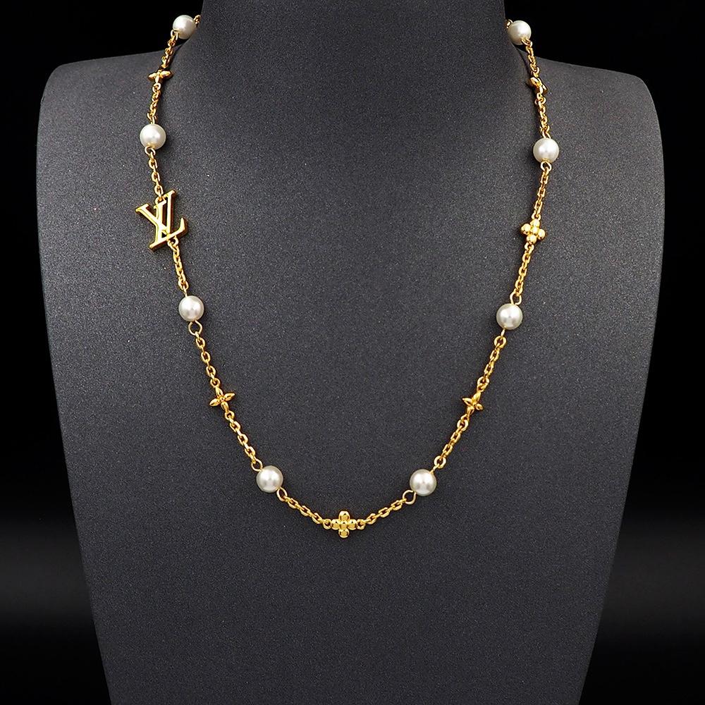 Louis Vuitton Louisa Necklace   M01610 - PerfectKickZ