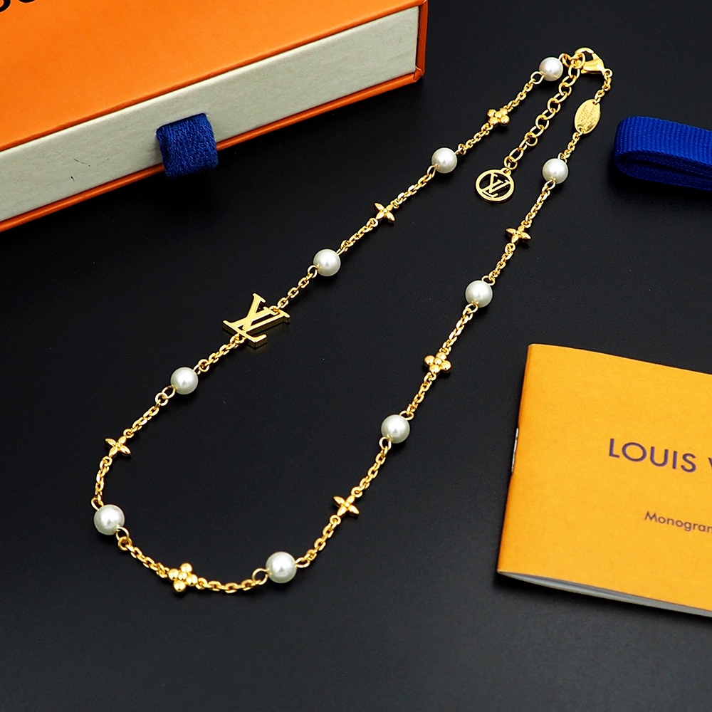 Louis Vuitton Louisa Necklace   M01610 - PerfectKickZ