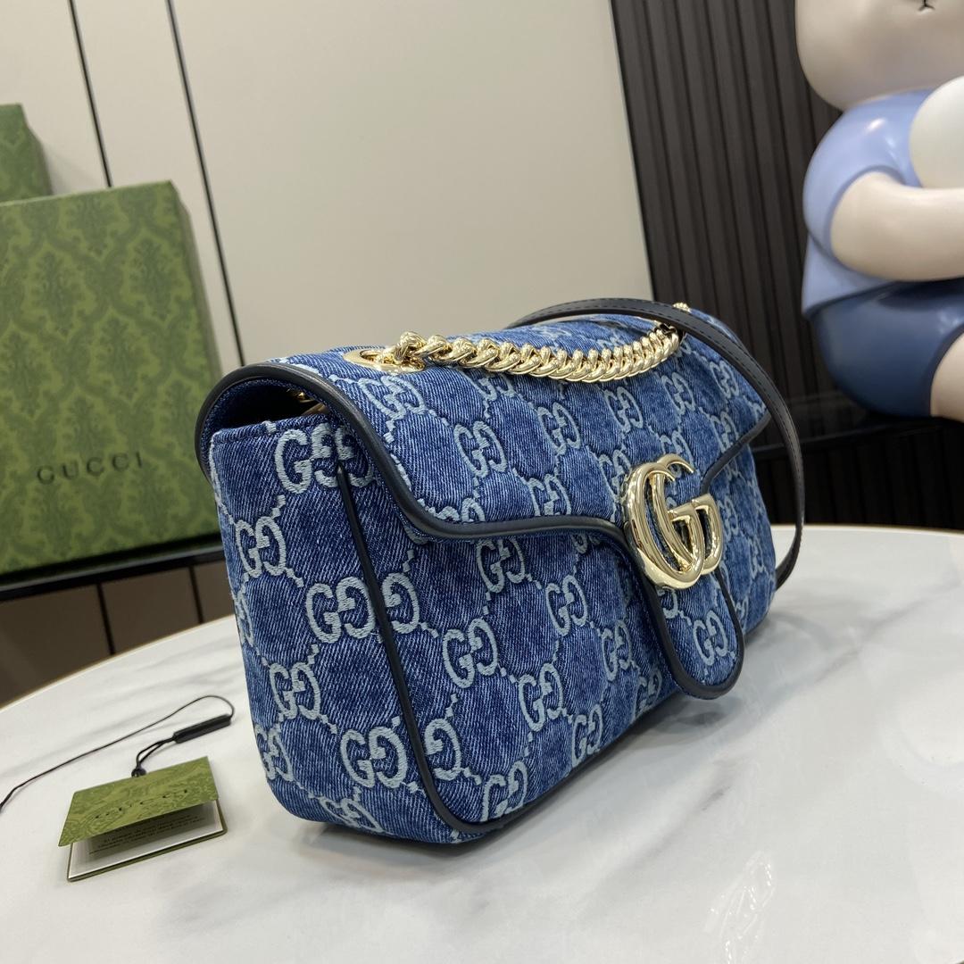 Gucci GG Marmont Small Shoulder Bag - PerfectKickZ