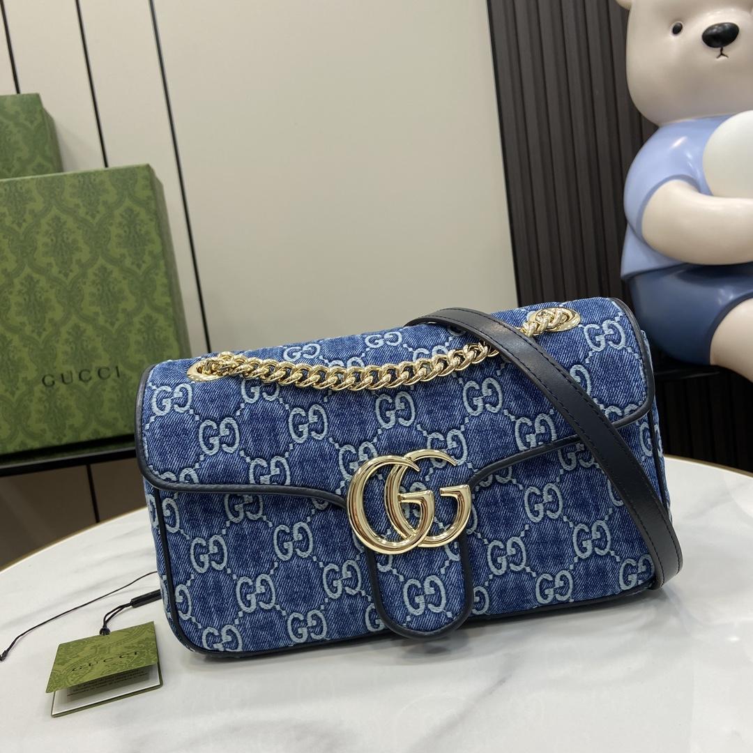 Gucci GG Marmont Small Shoulder Bag - PerfectKickZ