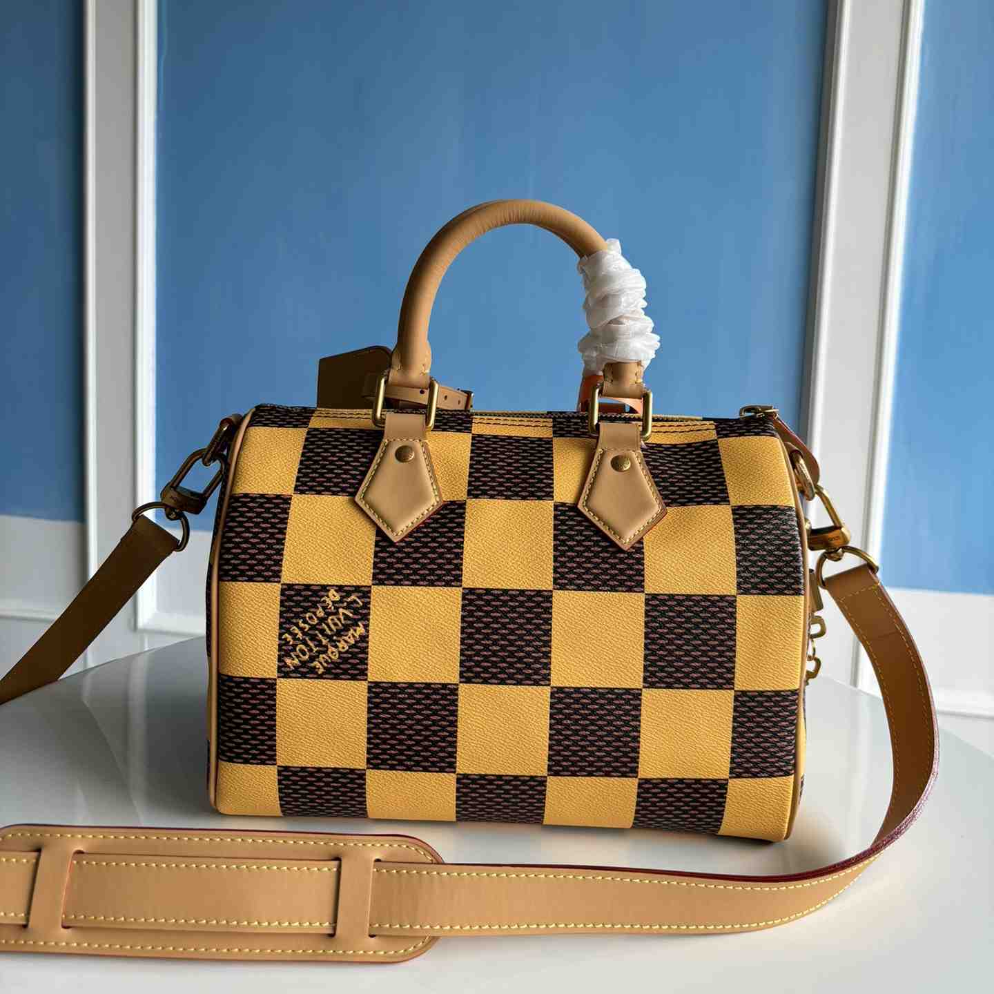 Louis Vuitton Speedy 25 Bandoulière Damier Pop   N40584 - PerfectKickZ