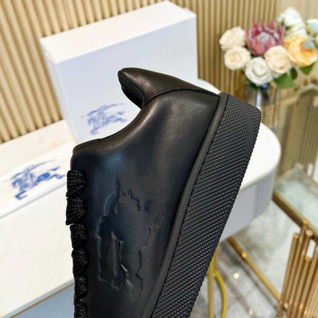 Burberry Leather Box Sneakers - PerfectKickZ