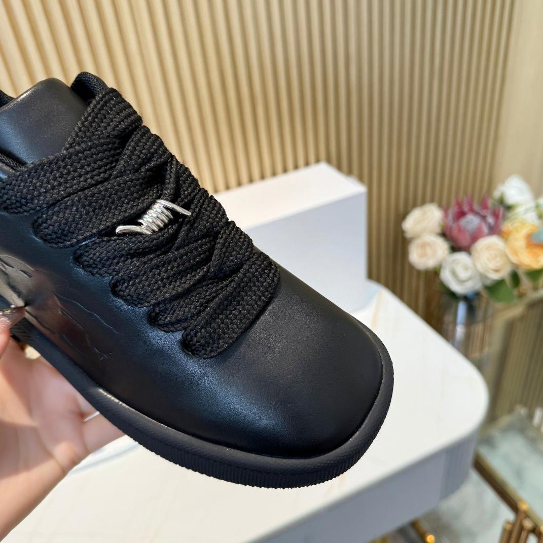 Burberry Leather Box Sneakers - PerfectKickZ