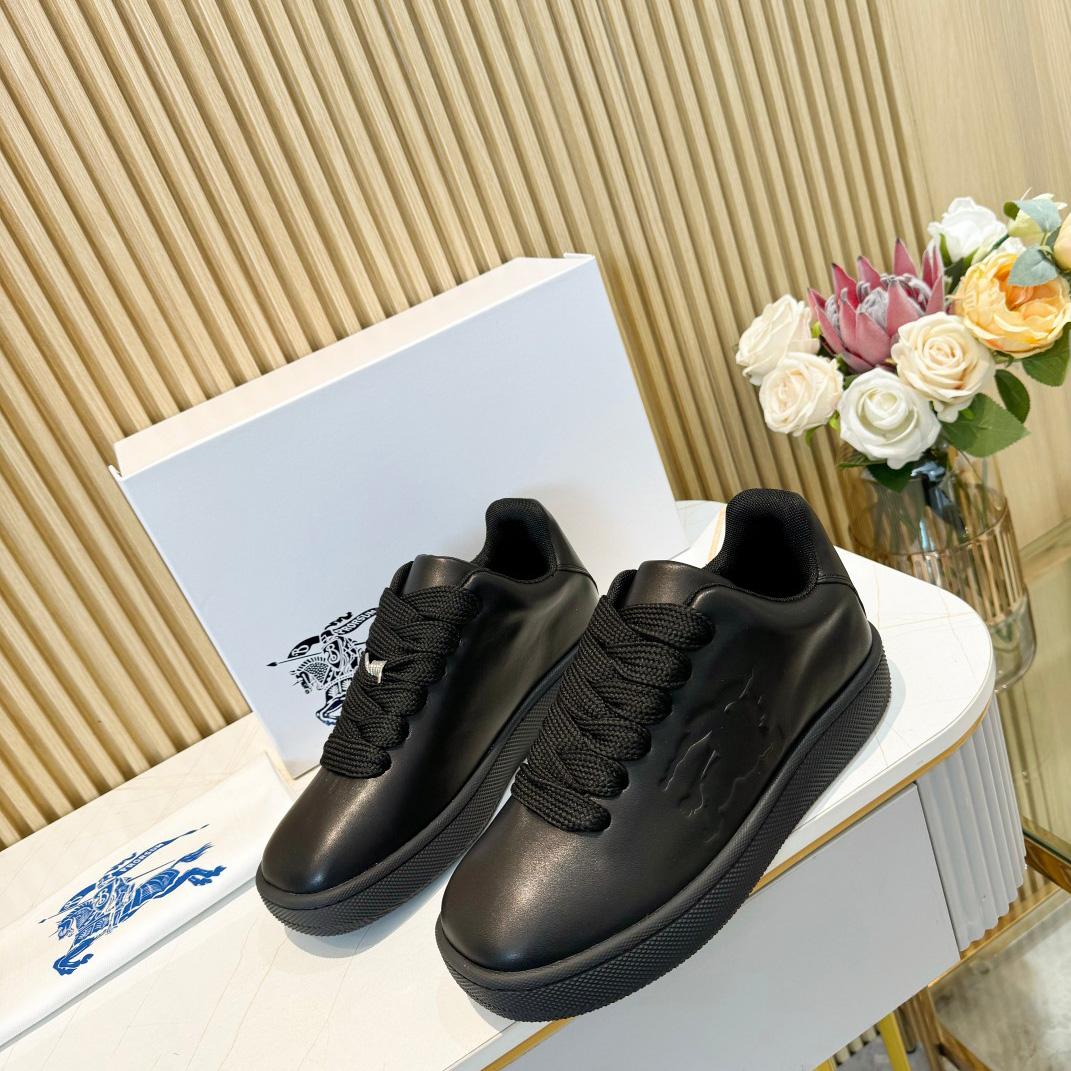 Burberry Leather Box Sneakers - PerfectKickZ