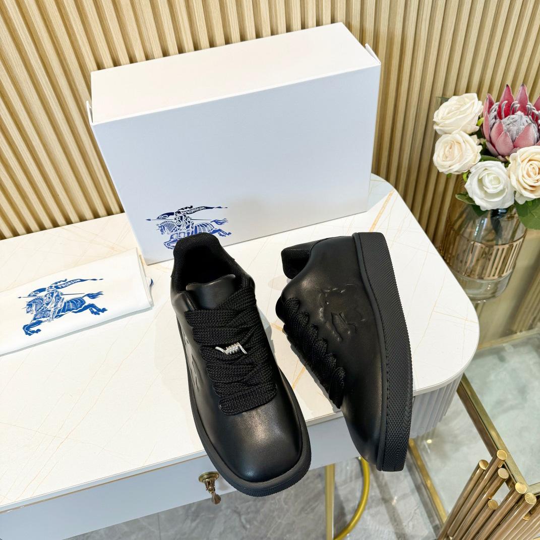 Burberry Leather Box Sneakers - PerfectKickZ