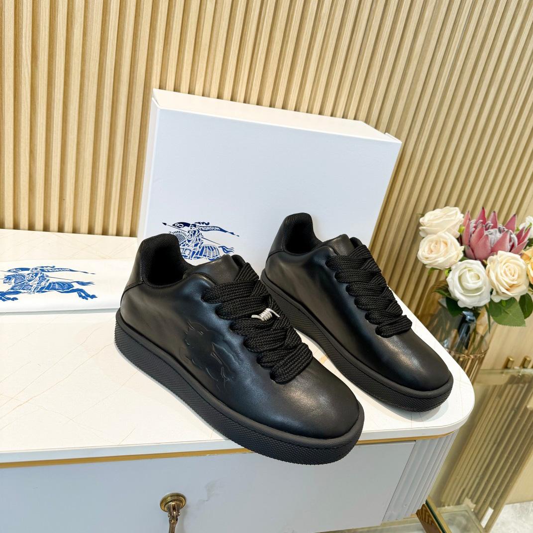 Burberry Leather Box Sneakers - PerfectKickZ