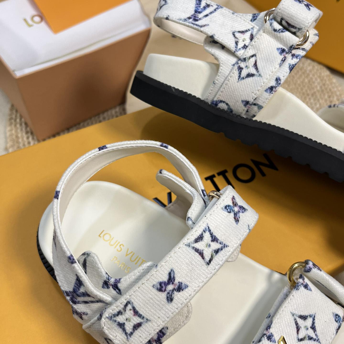 Louis Vuitton LV Sunset Comfort Flat Sandal    - PerfectKickZ
