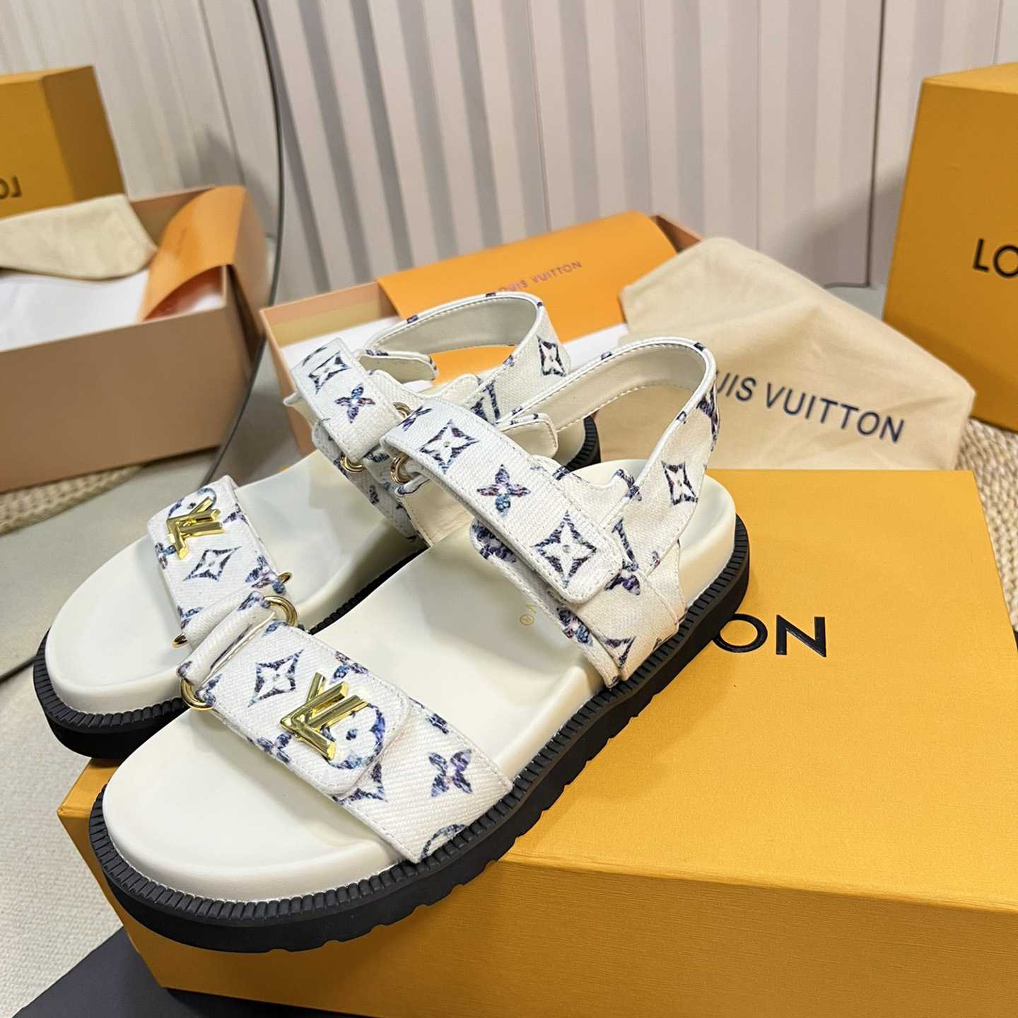 Louis Vuitton LV Sunset Comfort Flat Sandal    - PerfectKickZ