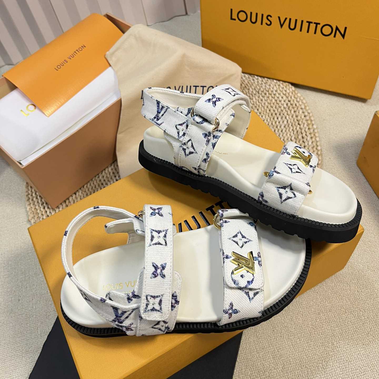 Louis Vuitton LV Sunset Comfort Flat Sandal    - PerfectKickZ