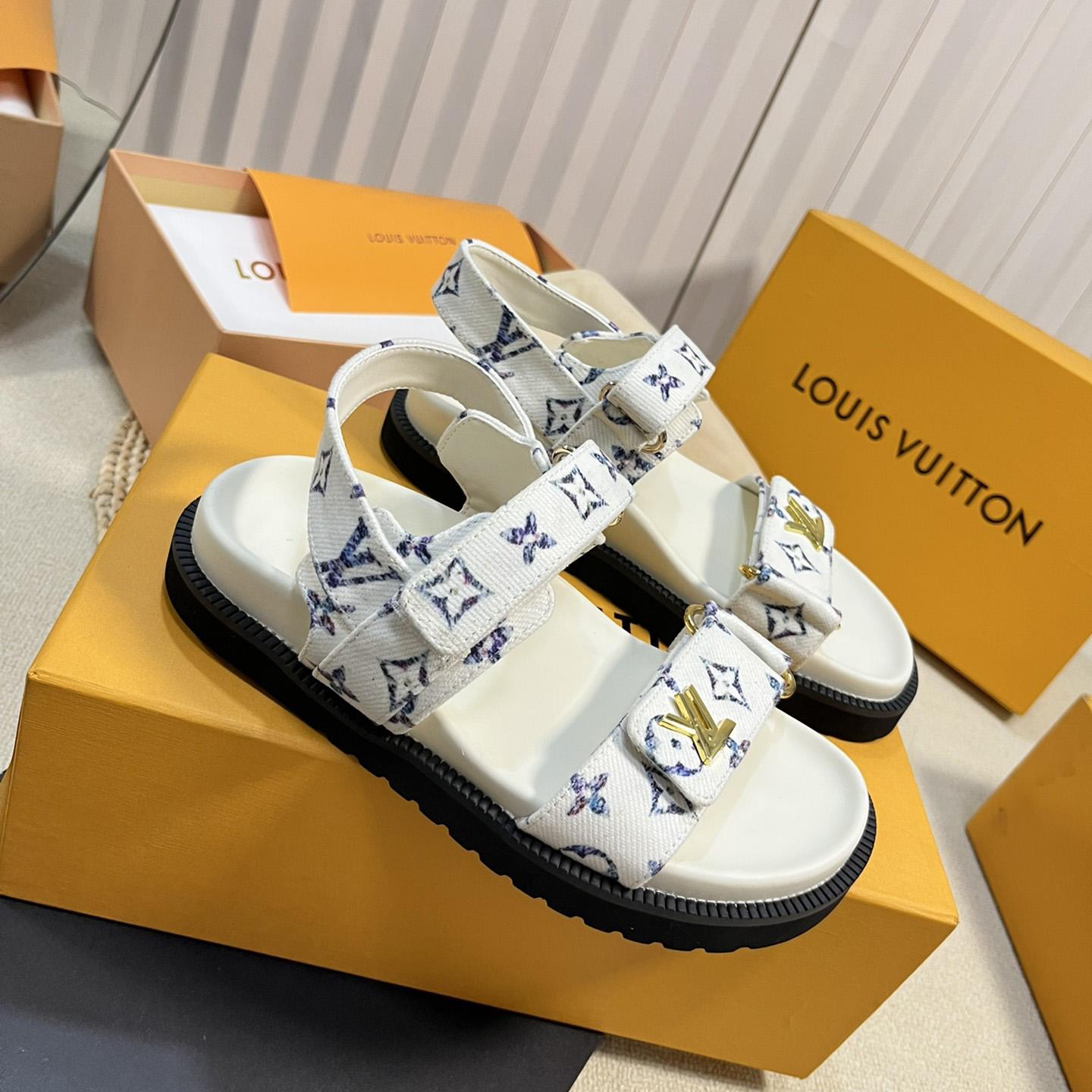 Louis Vuitton LV Sunset Comfort Flat Sandal    - PerfectKickZ