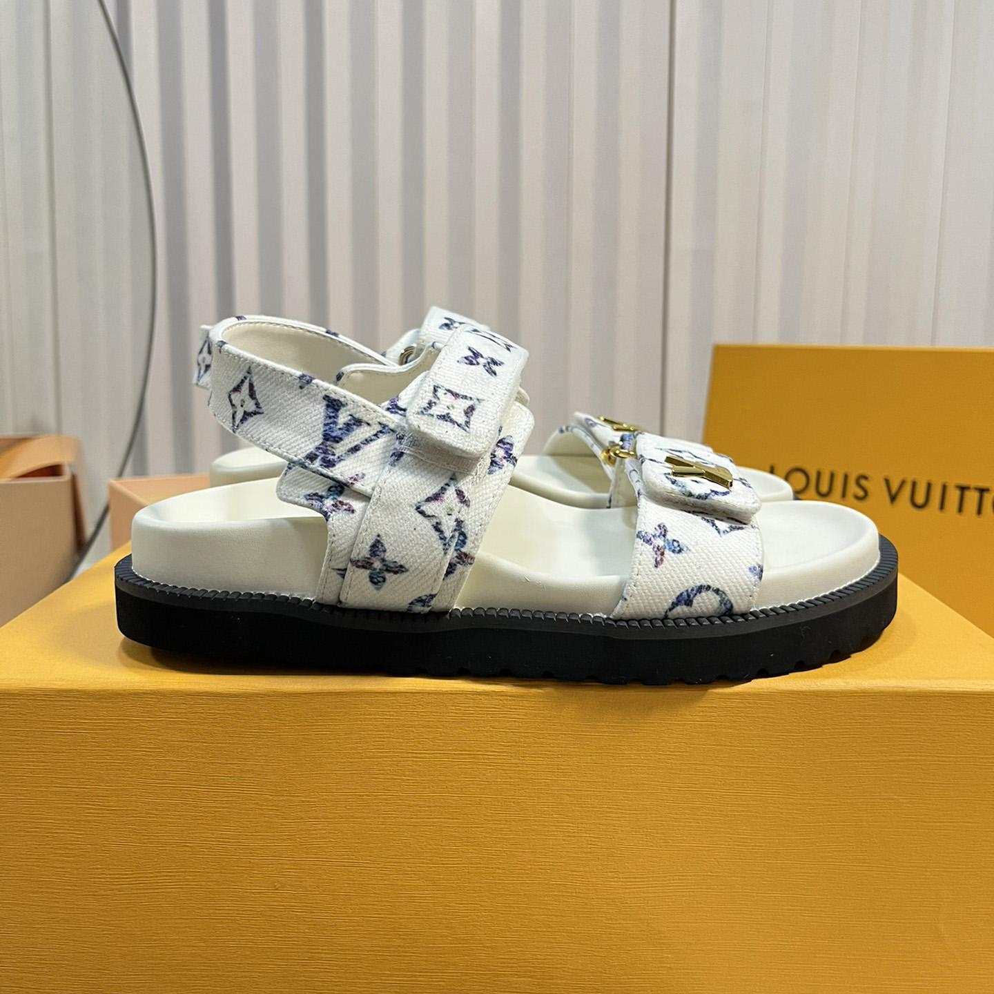Louis Vuitton LV Sunset Comfort Flat Sandal    - PerfectKickZ