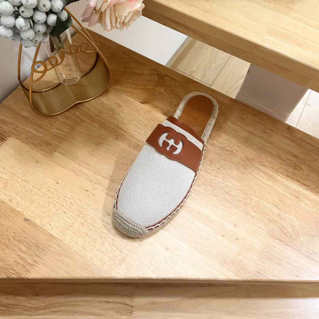 Gucci Interlocking G Slide Espadrille - PerfectKickZ
