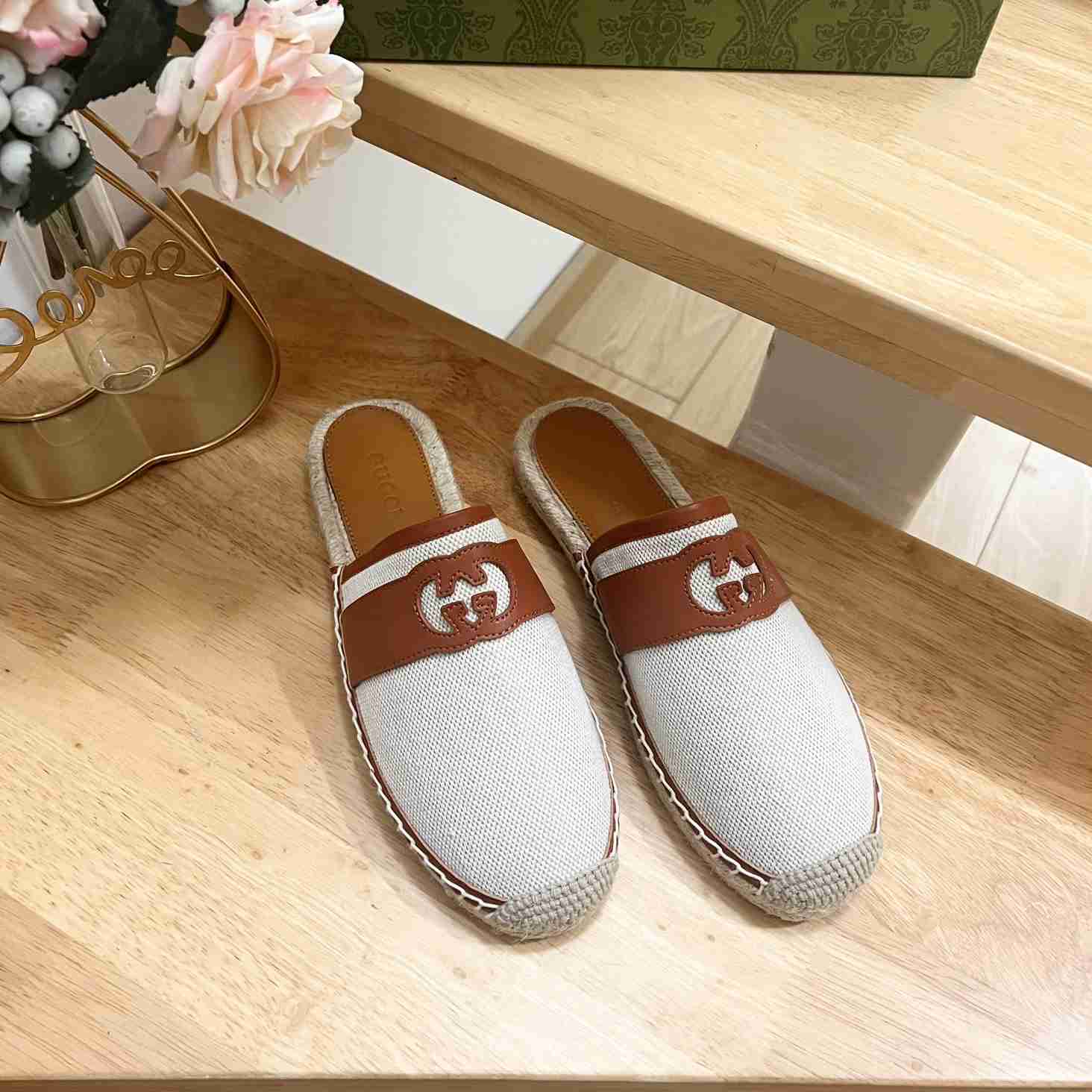 Gucci Interlocking G Slide Espadrille - PerfectKickZ