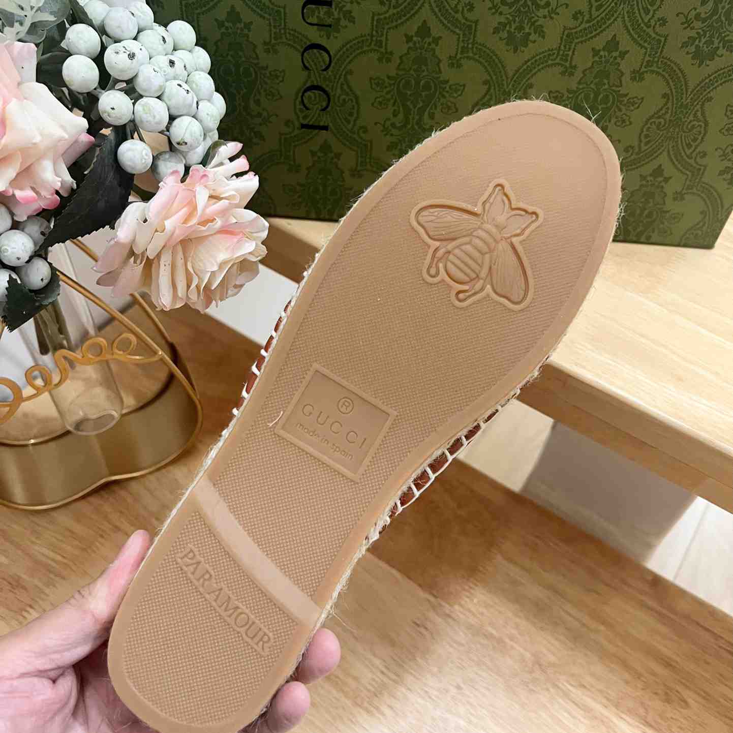 Gucci Interlocking G Slide Espadrille - PerfectKickZ