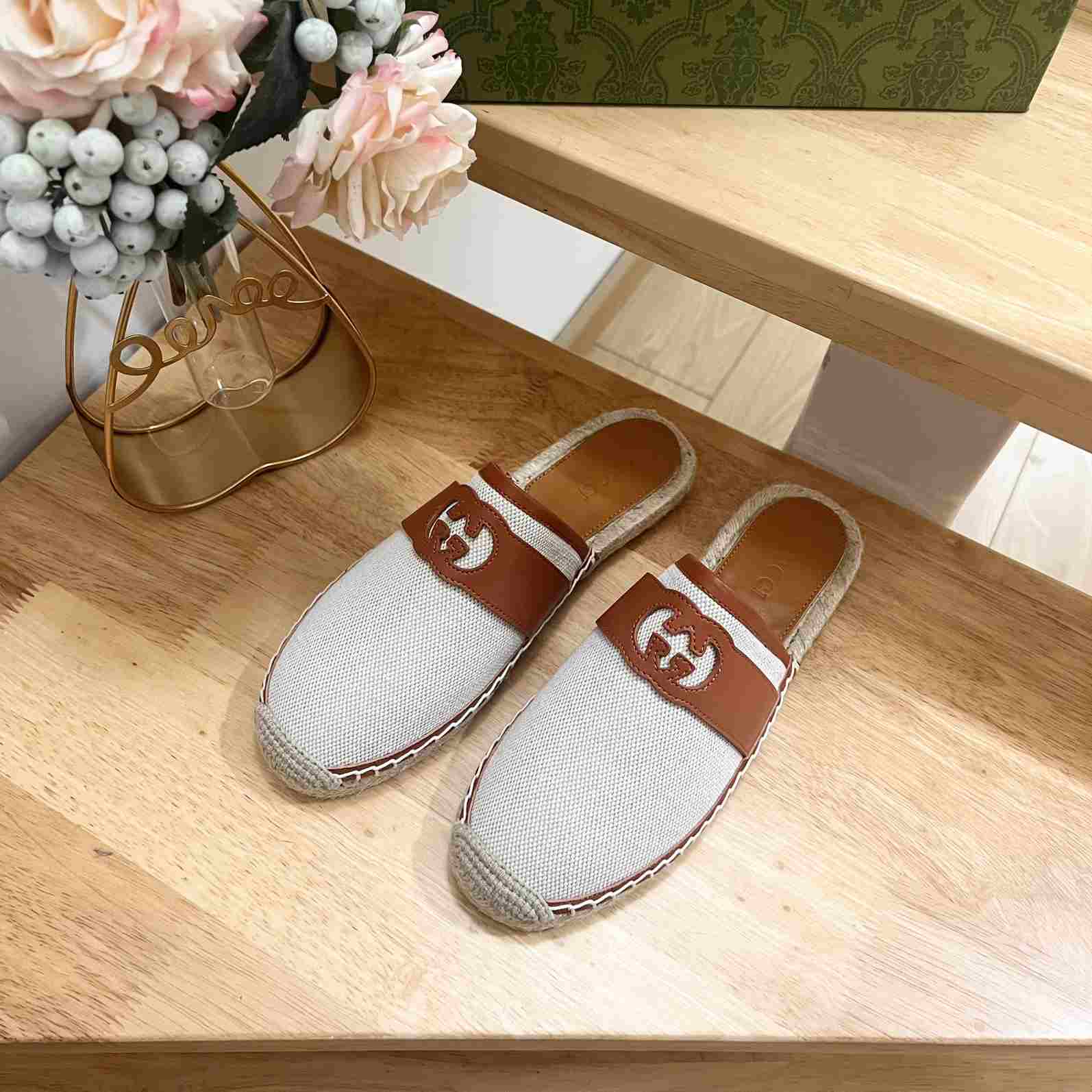 Gucci Interlocking G Slide Espadrille - PerfectKickZ