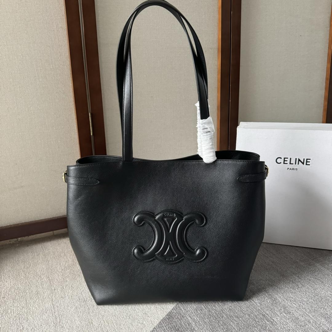 Celine Medium Cabas Anais Cuir Triomphe In Grained Calfskin - PerfectKickZ