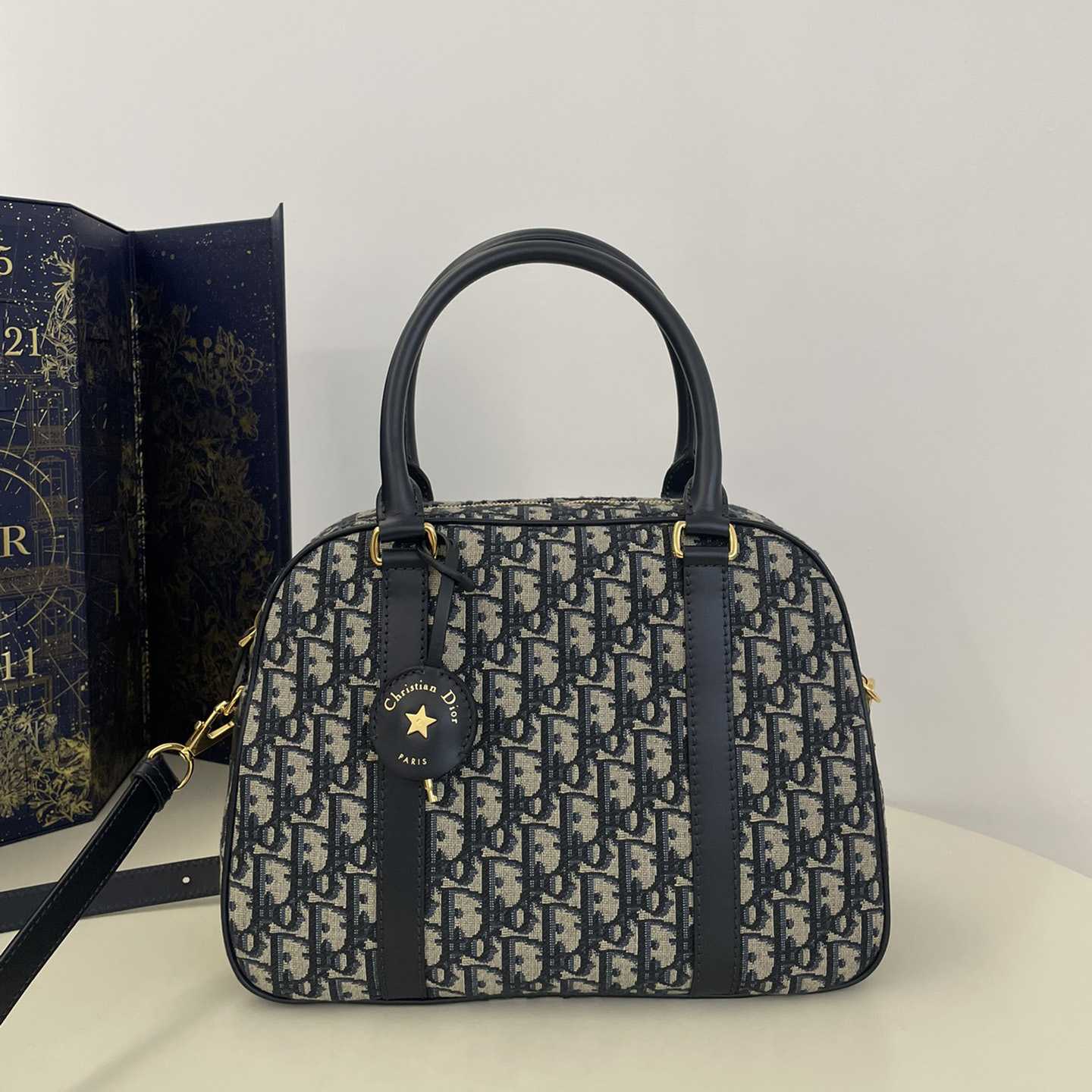 Dior Medium D-Vibe Bowling Bag - PerfectKickZ