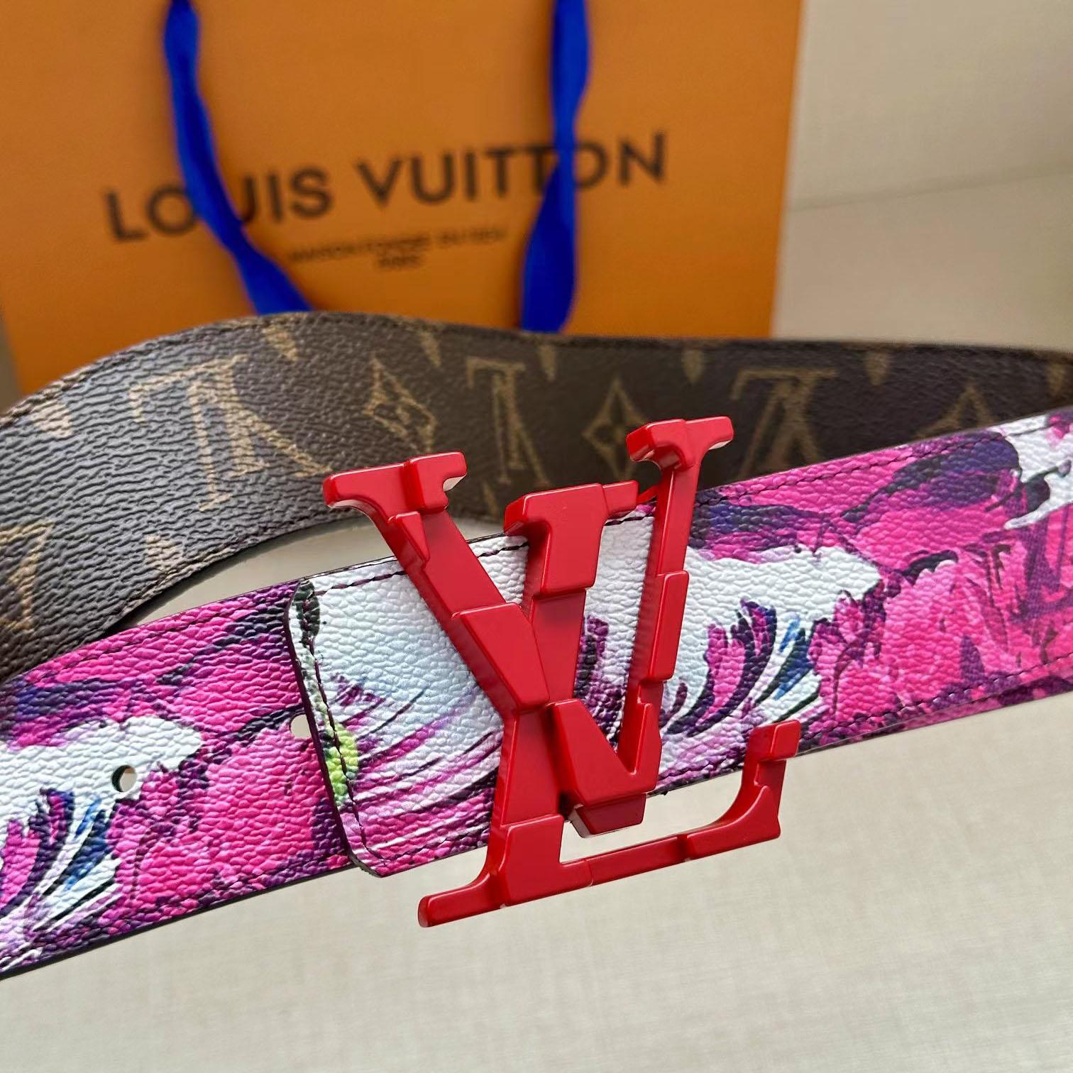 Louis Vuitton LV Tag 40mm Reversible Belt - PerfectKickZ