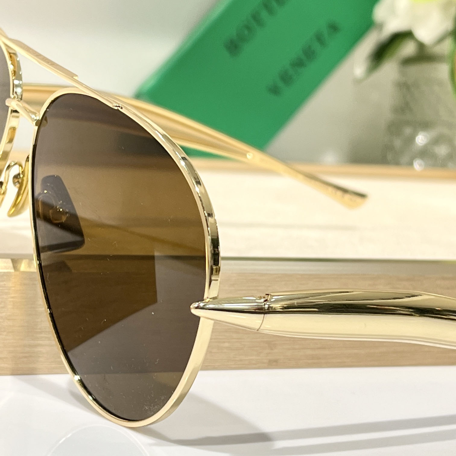 Bottega Veneta Sardine Aviator Sunglasses   BV1305S - PerfectKickZ