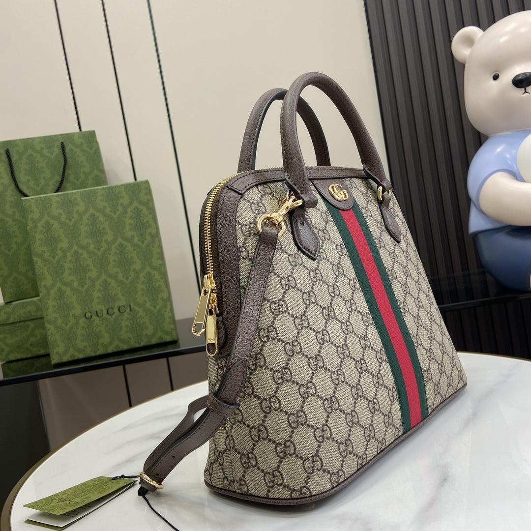 Gucci Ophidia Medium Top Handle Bag - PerfectKickZ