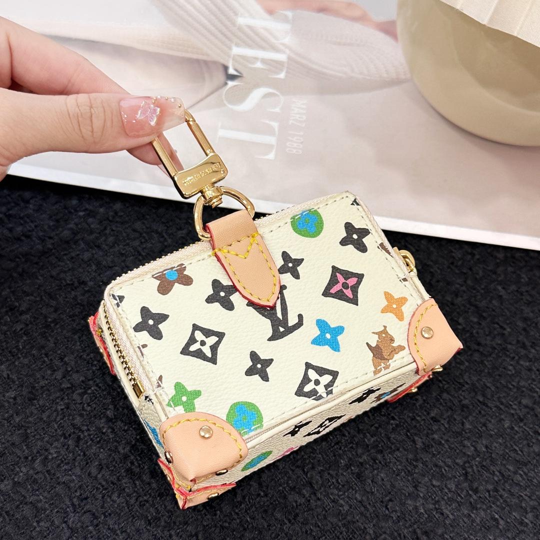 Louis Vuitton Monogram Craggy Trunk Key Holder and Bag Charm    - PerfectKickZ