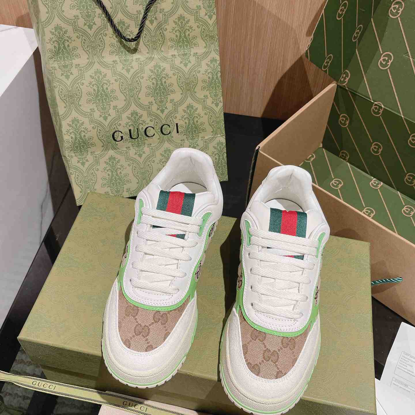 Gucci Re-Web Sneakers - PerfectKickZ