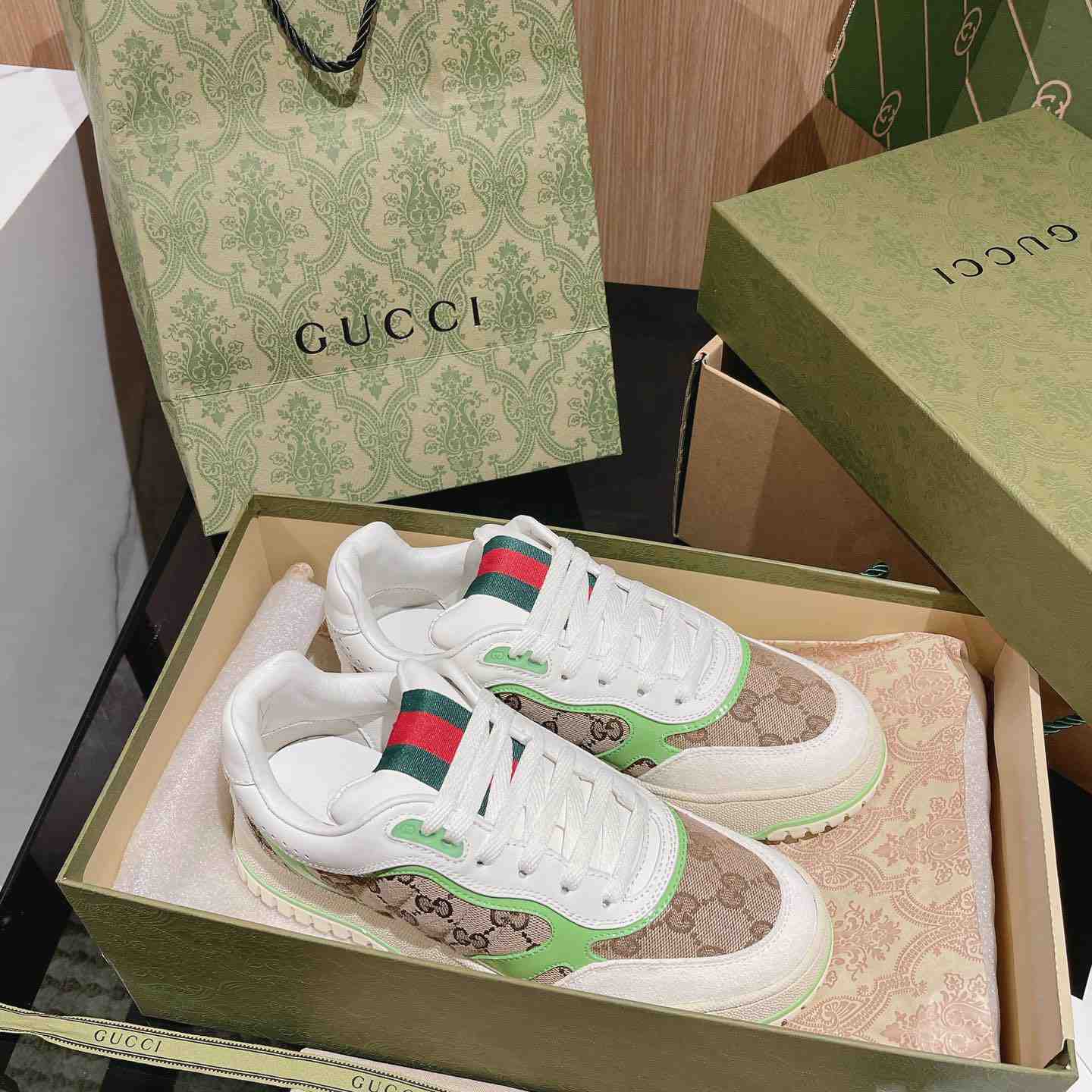 Gucci Re-Web Sneakers - PerfectKickZ